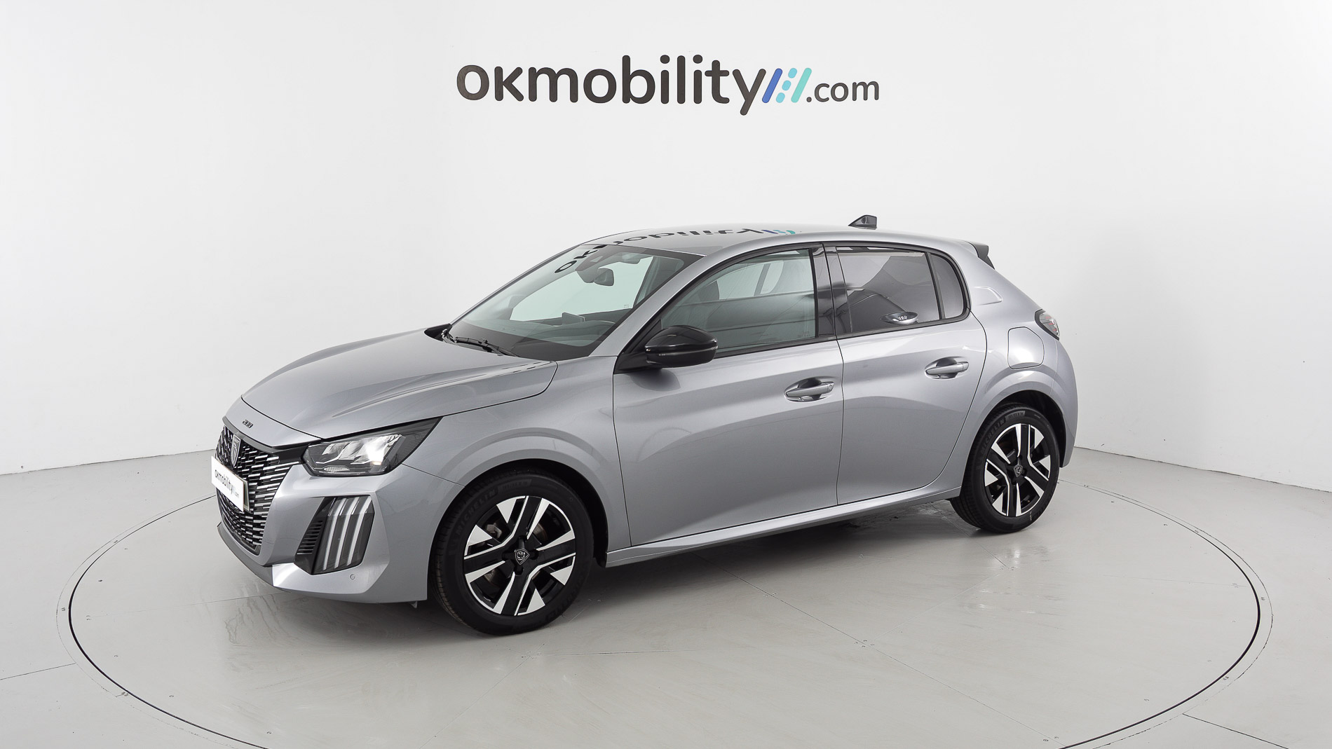 peugeot 208 allure 1.2 PURETECH 100 2024 gris artense 7