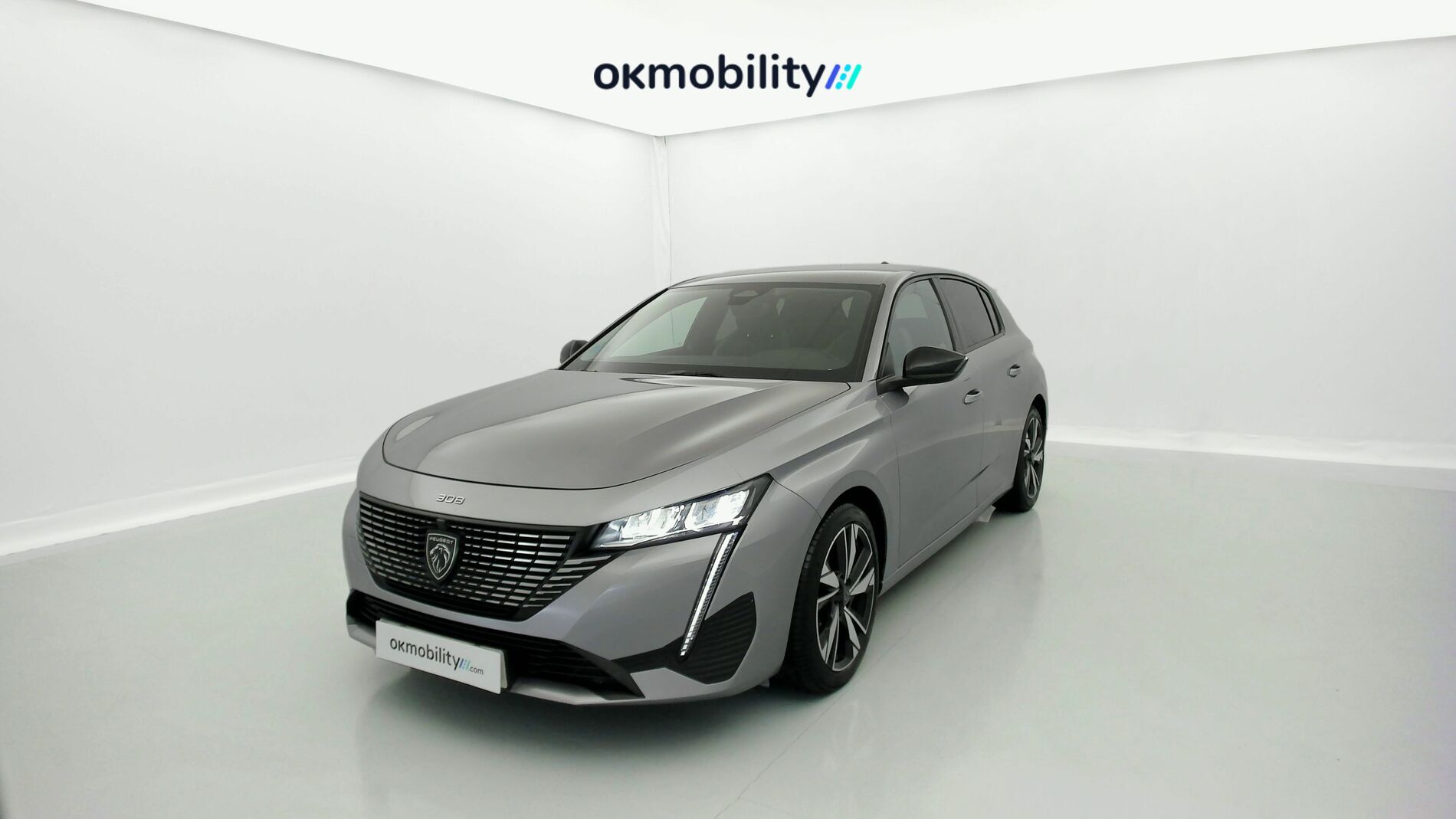peugeot 308 allure 1.2 PURETECH 130 EAT 2023 gris artense 1
