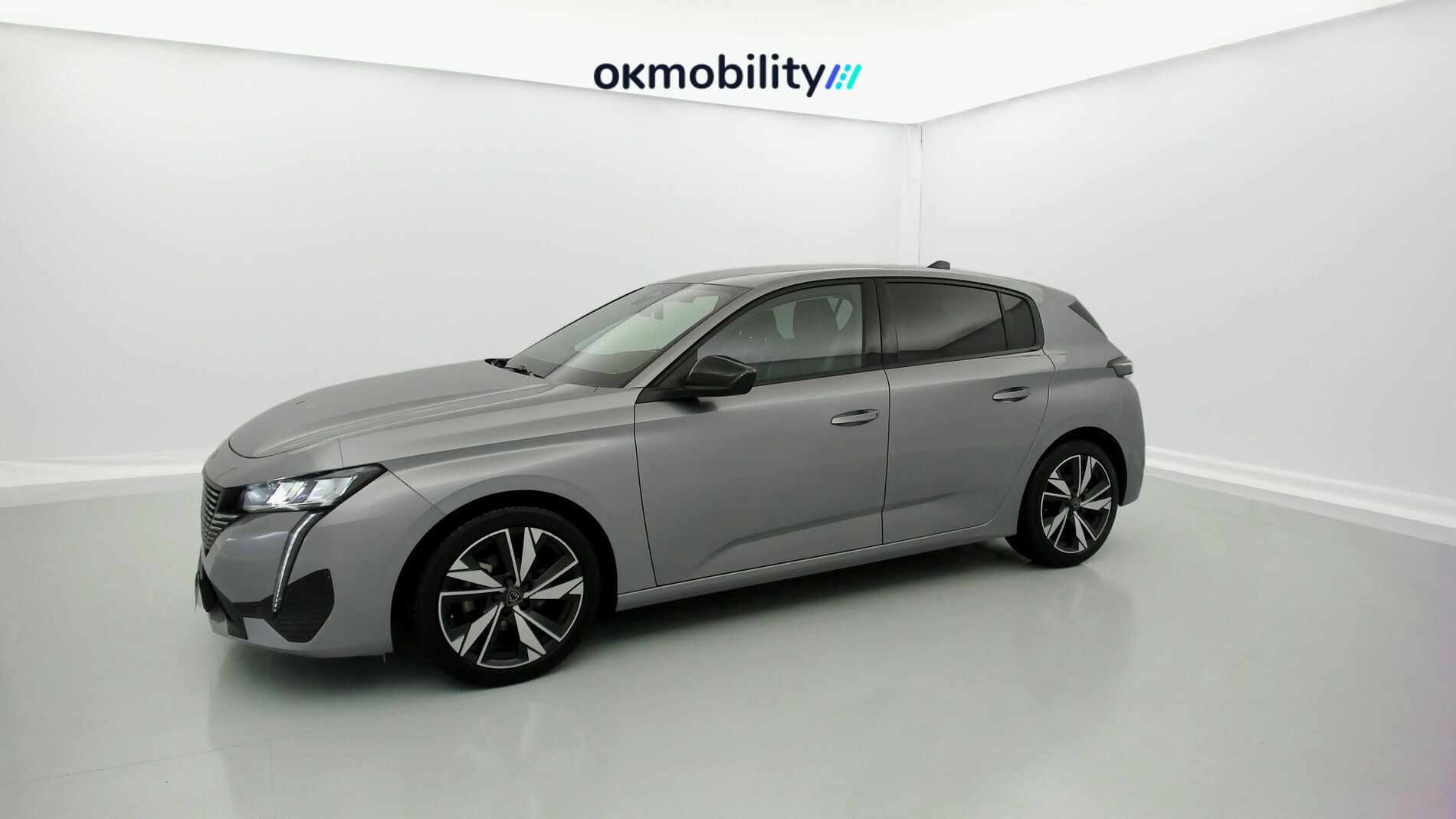 peugeot 308 allure 1.2 PURETECH 130 EAT 2023 gris artense 2