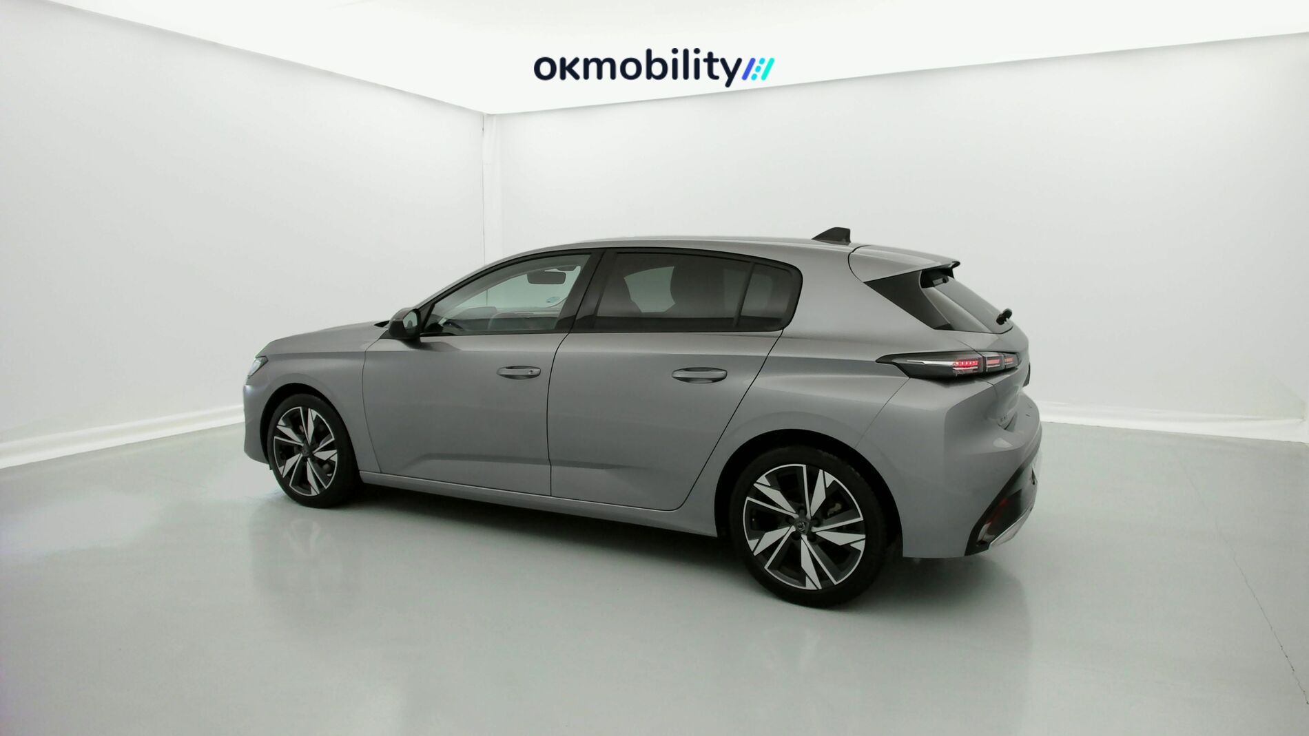 peugeot 308 allure 1.2 PURETECH 130 EAT 2023 gris artense 4