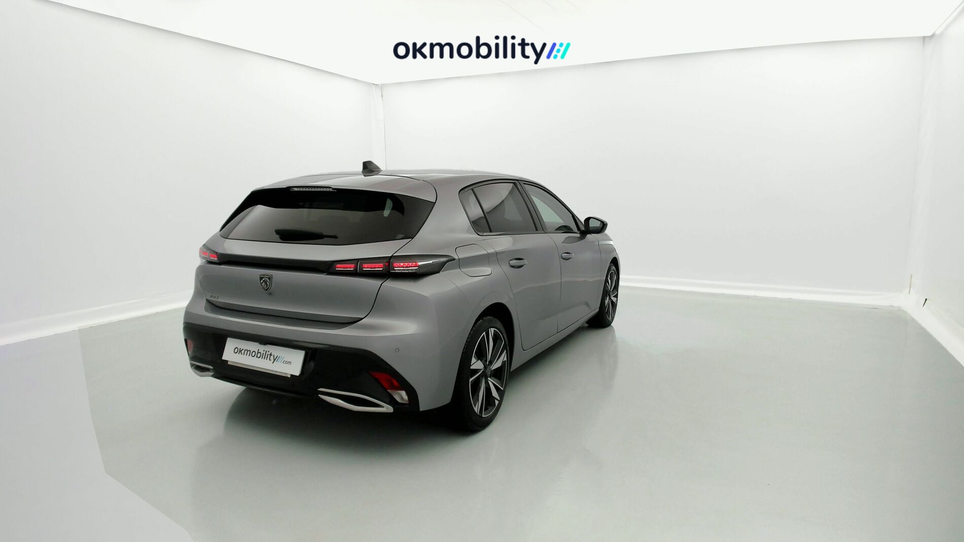 peugeot 308 allure 1.2 PURETECH 130 EAT 2023 gris artense 8