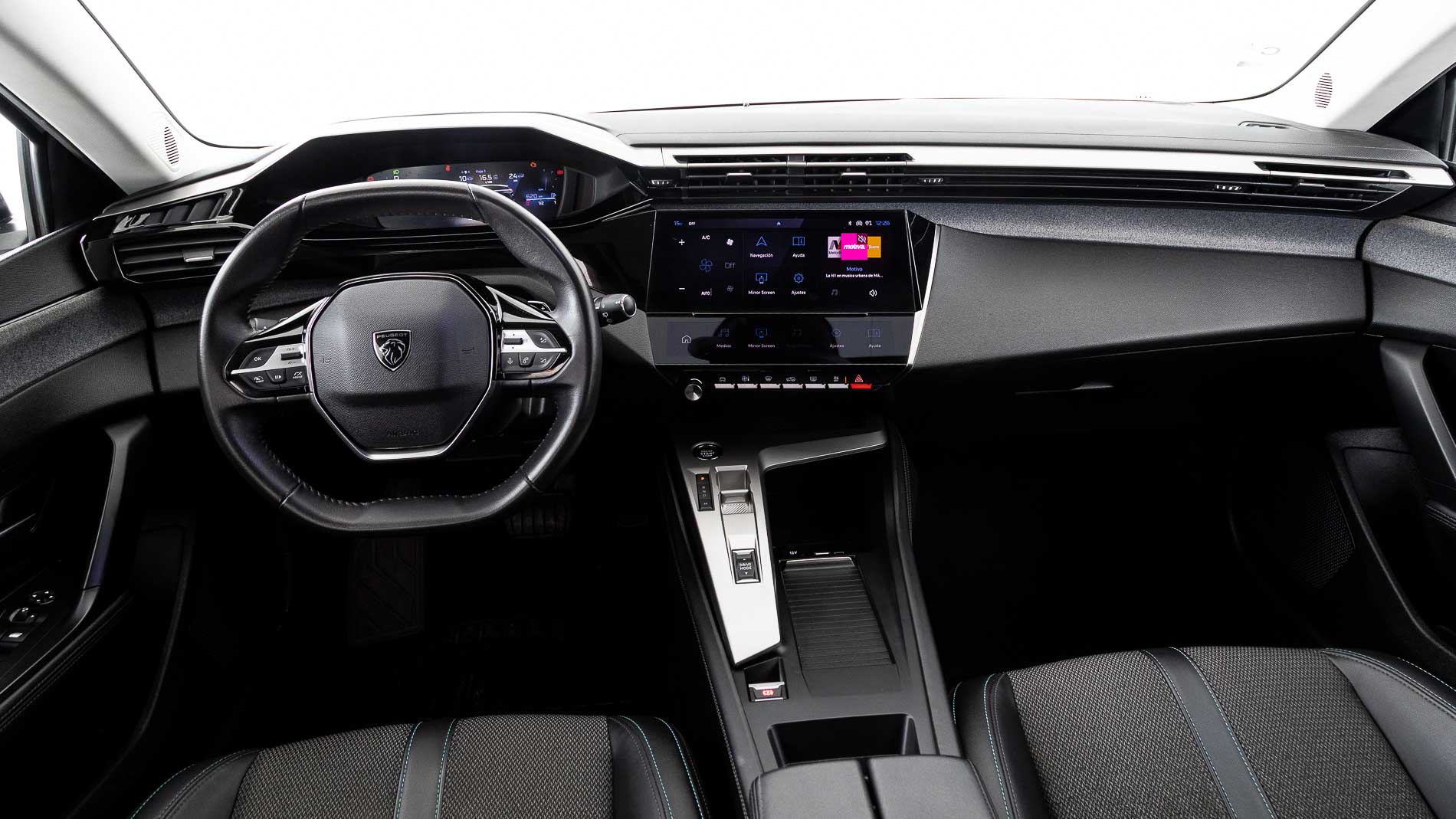 peugeot 308 allure 1.2 PURETECH 130 EAT 2023 blanco nacarado 15