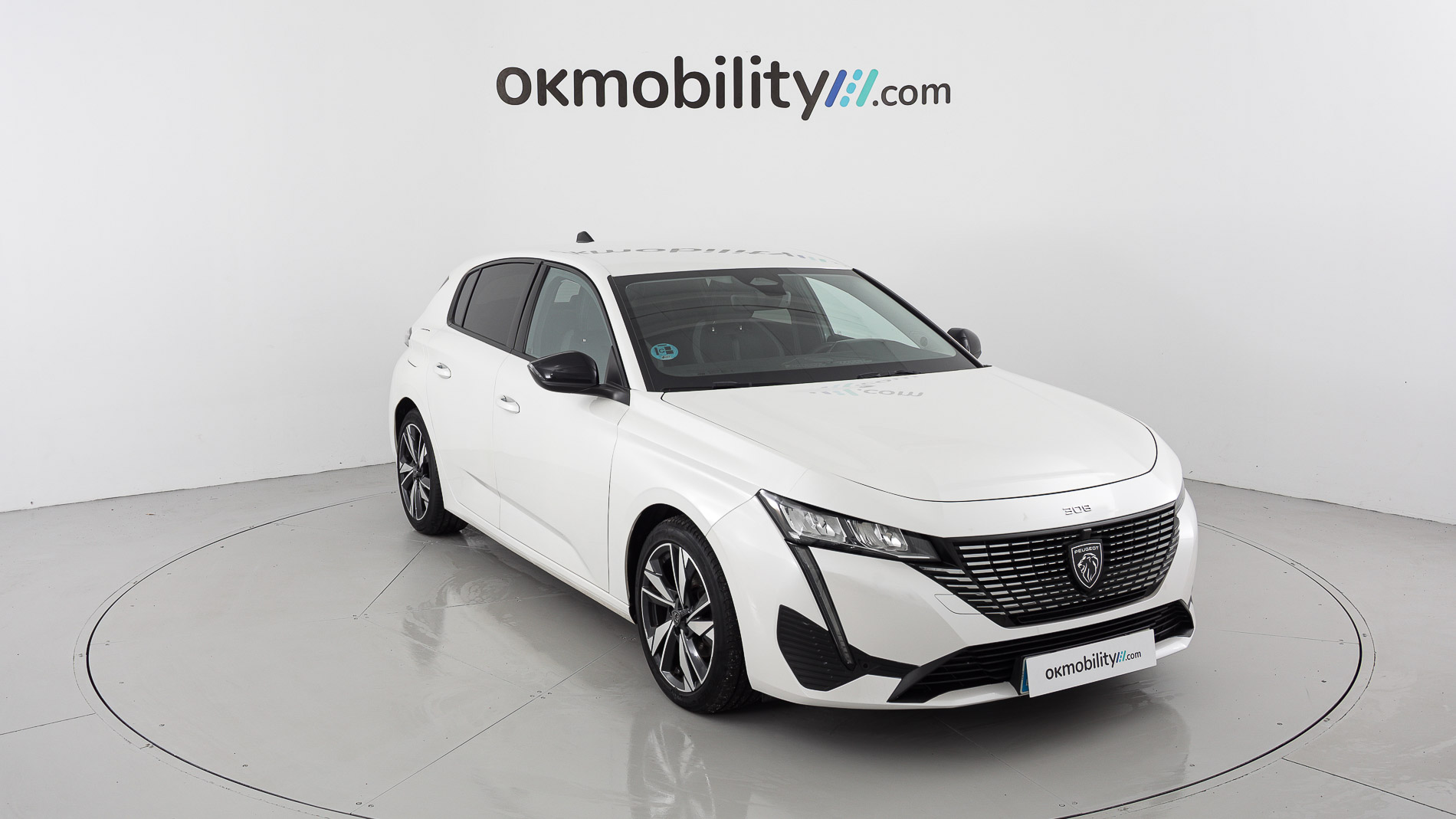 peugeot 308 allure 1.2 PURETECH 130 EAT 2023 blanco nacarado 4