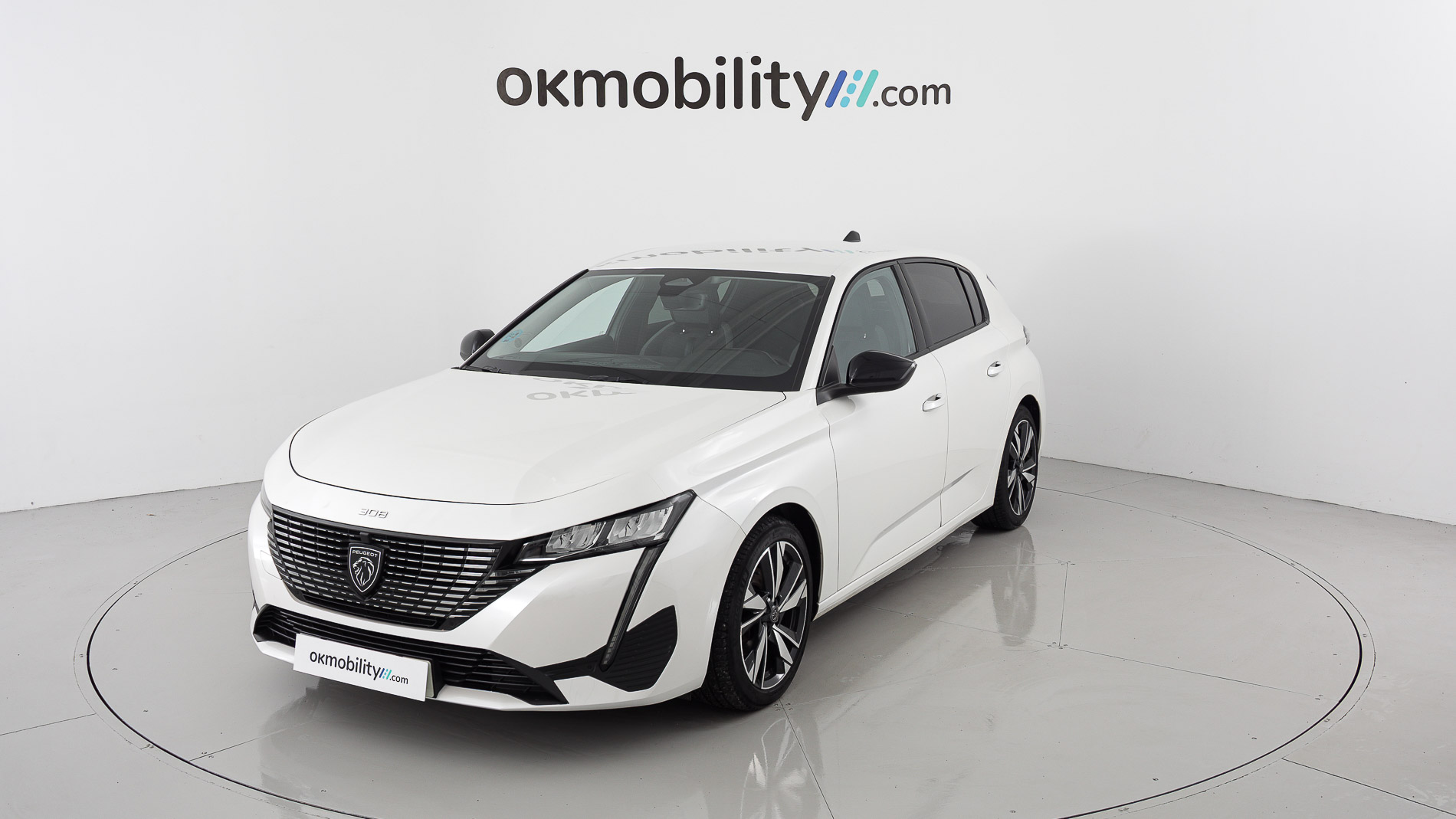 peugeot 308 allure 1.2 PURETECH 130 EAT 2023 blanco nacarado 5