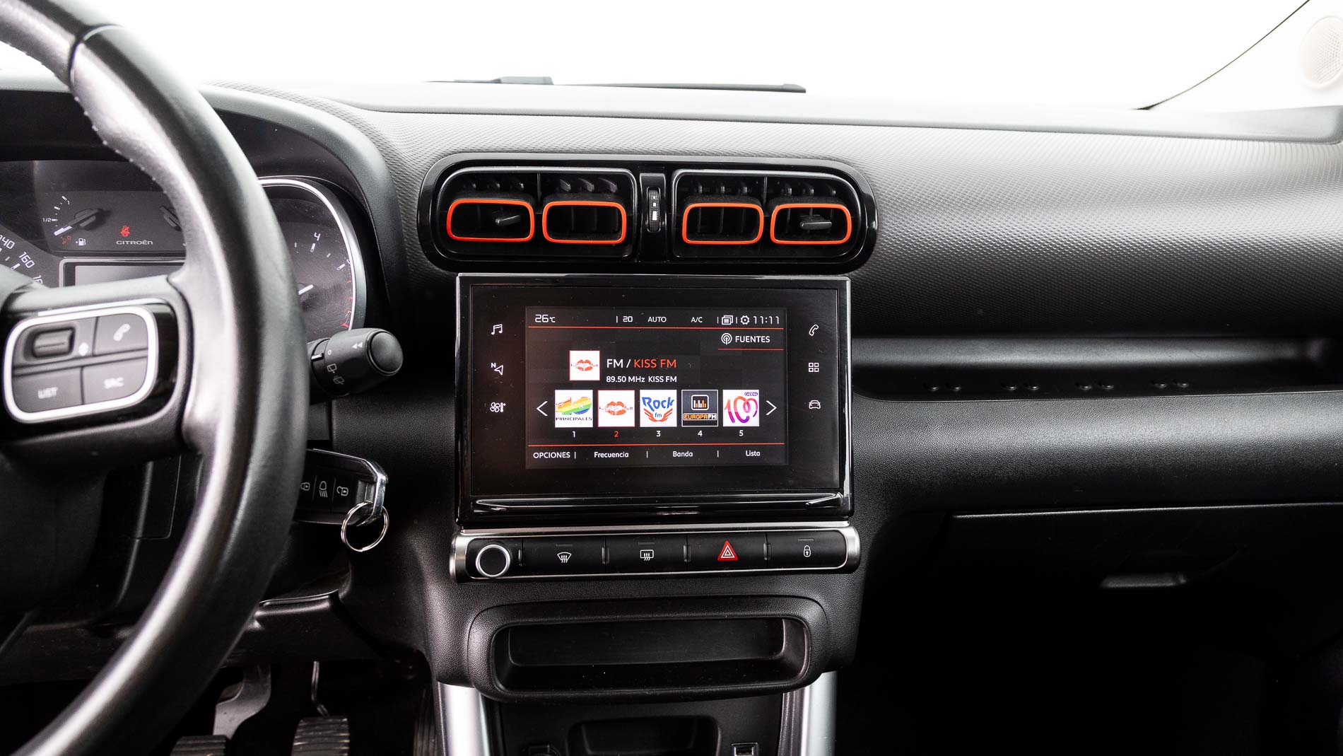 citroen c3 aircross feel pack 1.5 BLUEHDI 110 2017 blanco 19
