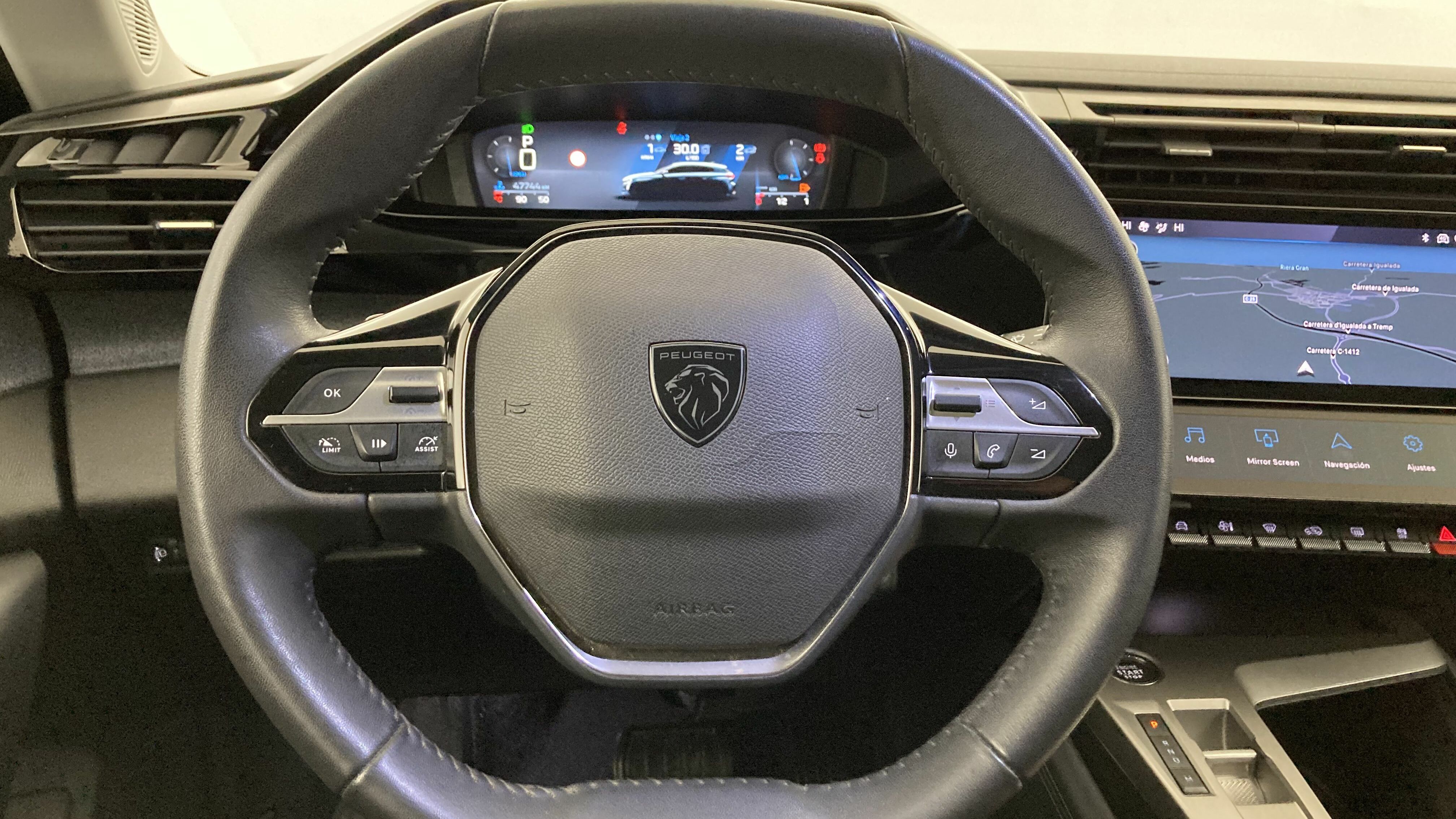 peugeot 308 allure 1.2 PURETECH 130 EAT 2023 gris artense 14