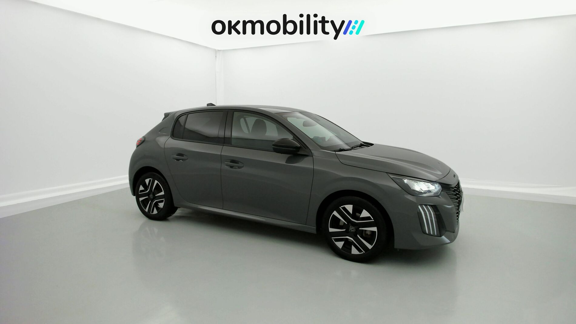 peugeot 208 allure 1.2 PURETECH 100 2024 grigio selenium 2