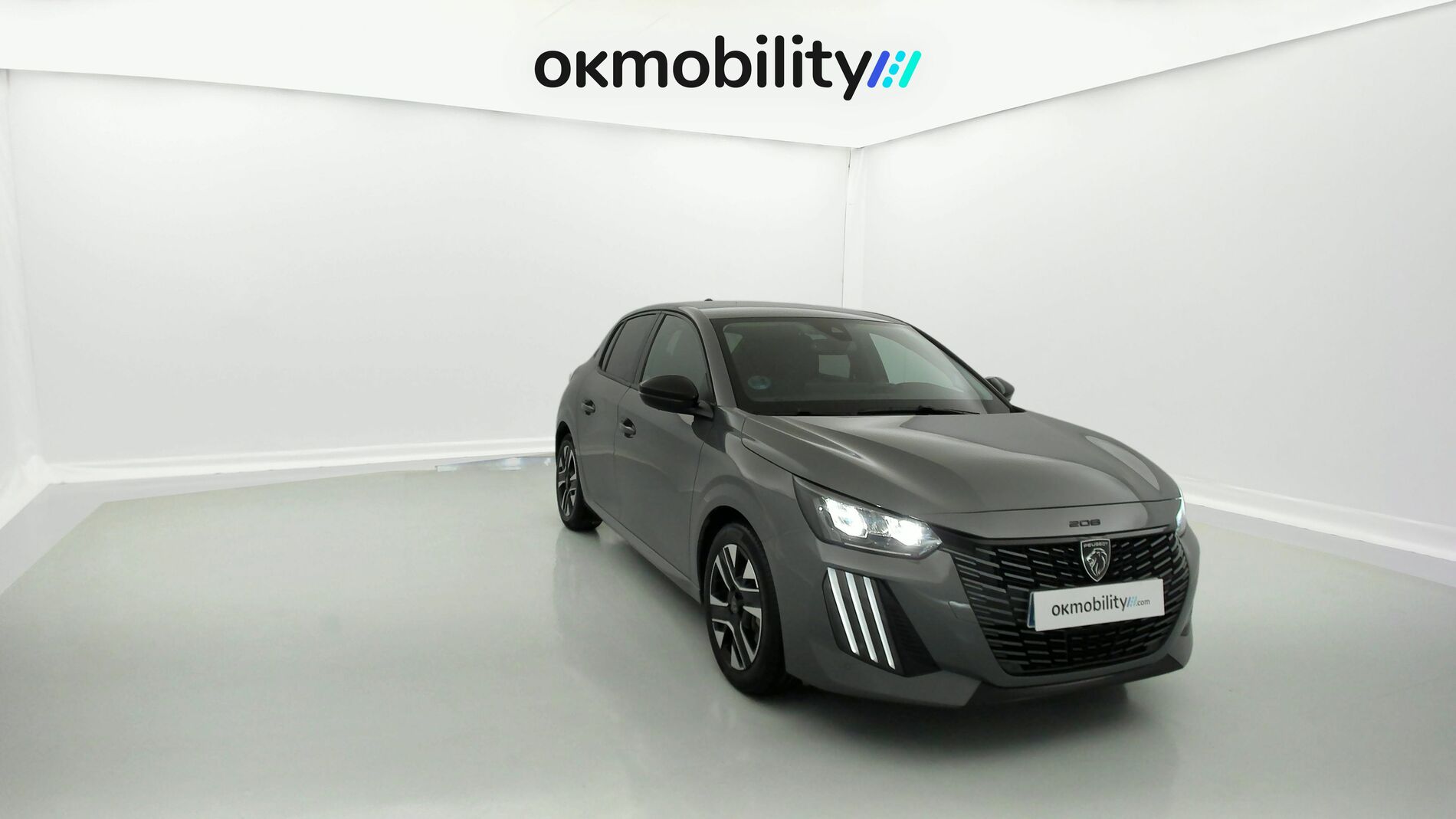 peugeot 208 allure 1.2 PURETECH 100 2024 grigio selenium 3