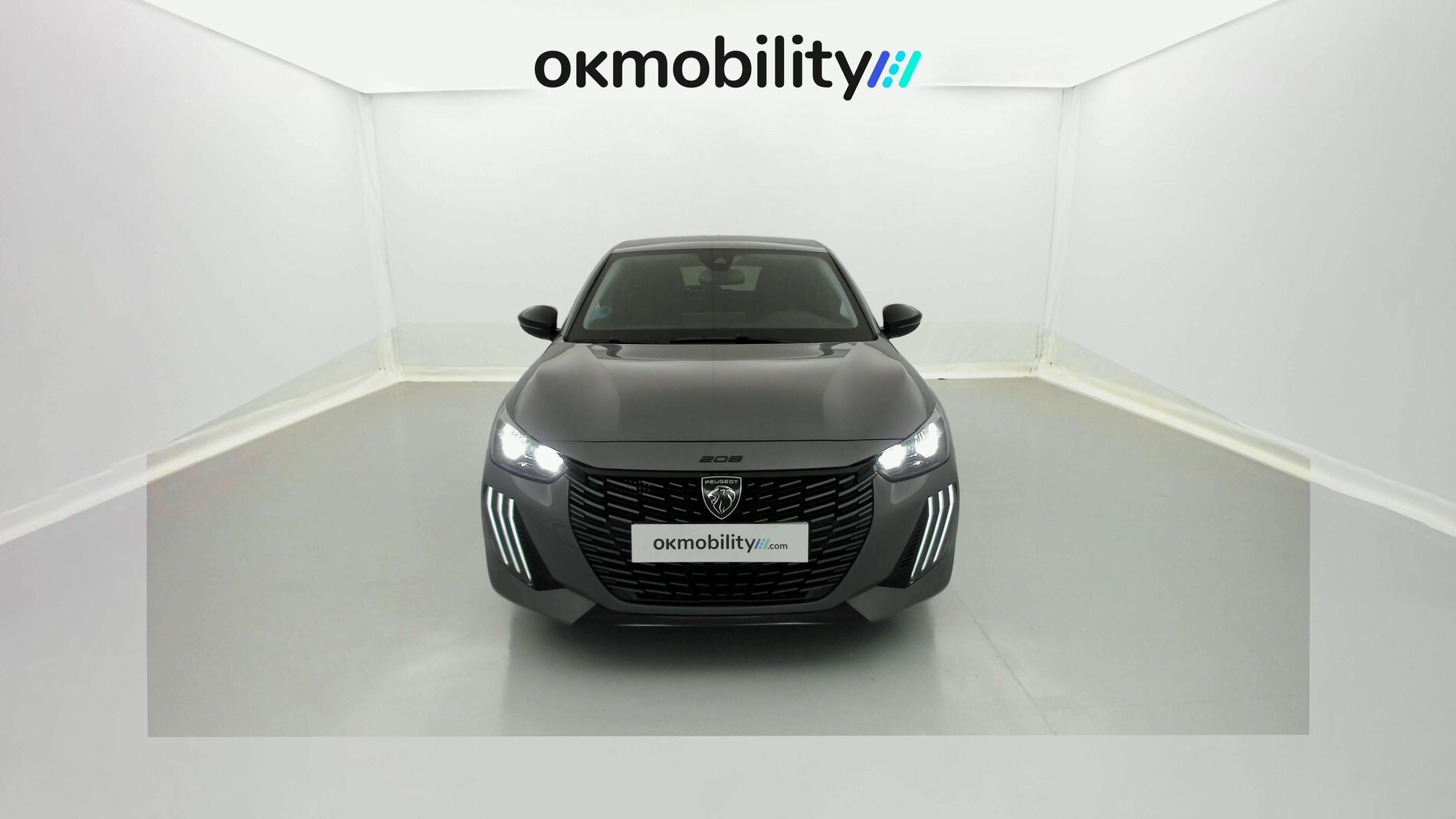 peugeot 208 allure 1.2 PURETECH 100 2024 grigio selenium 4