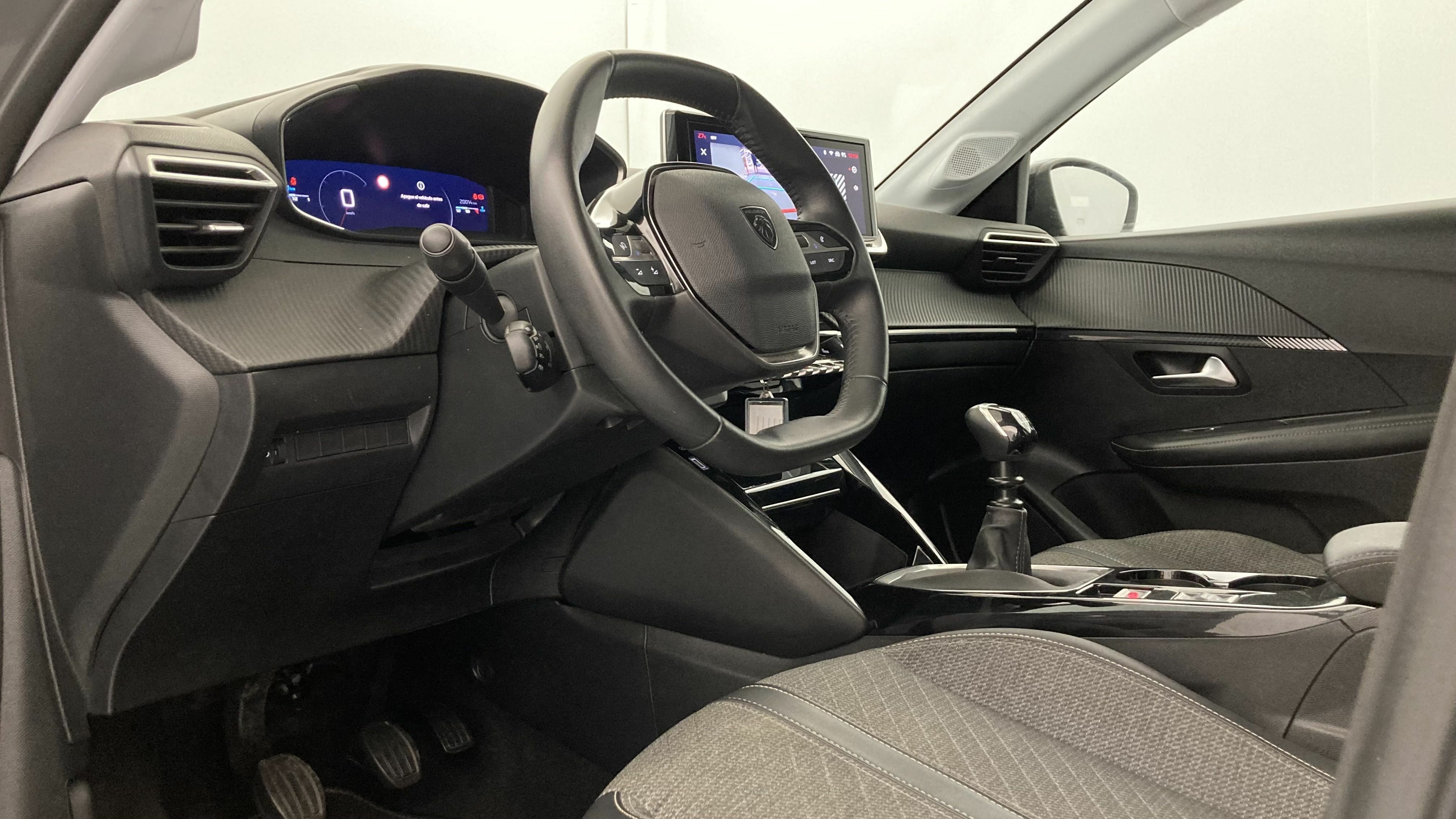 peugeot 208 allure 1.2 PURETECH 100 2024 grigio selenium 15