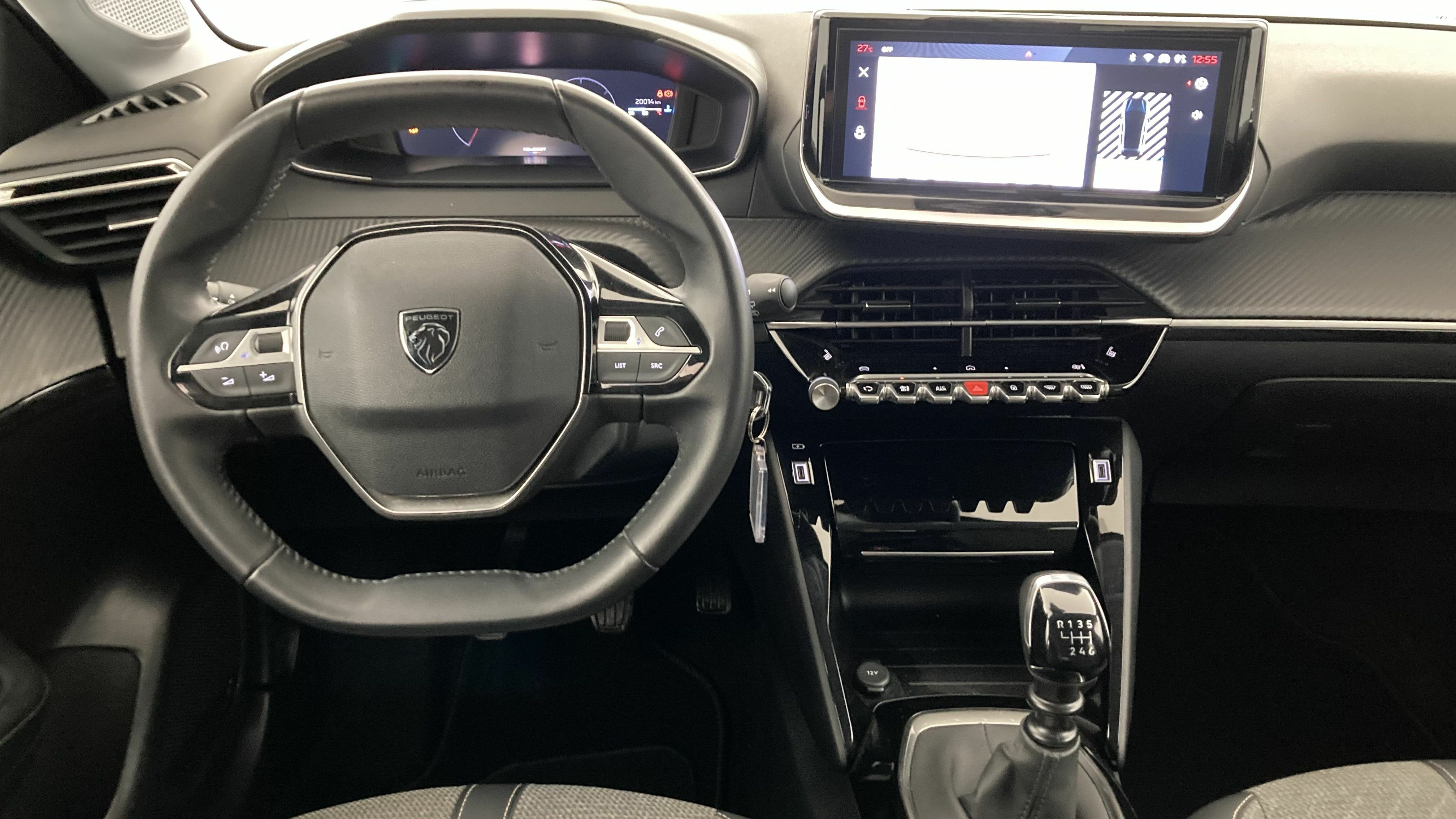 peugeot 208 allure 1.2 PURETECH 100 2024 grigio selenium 16