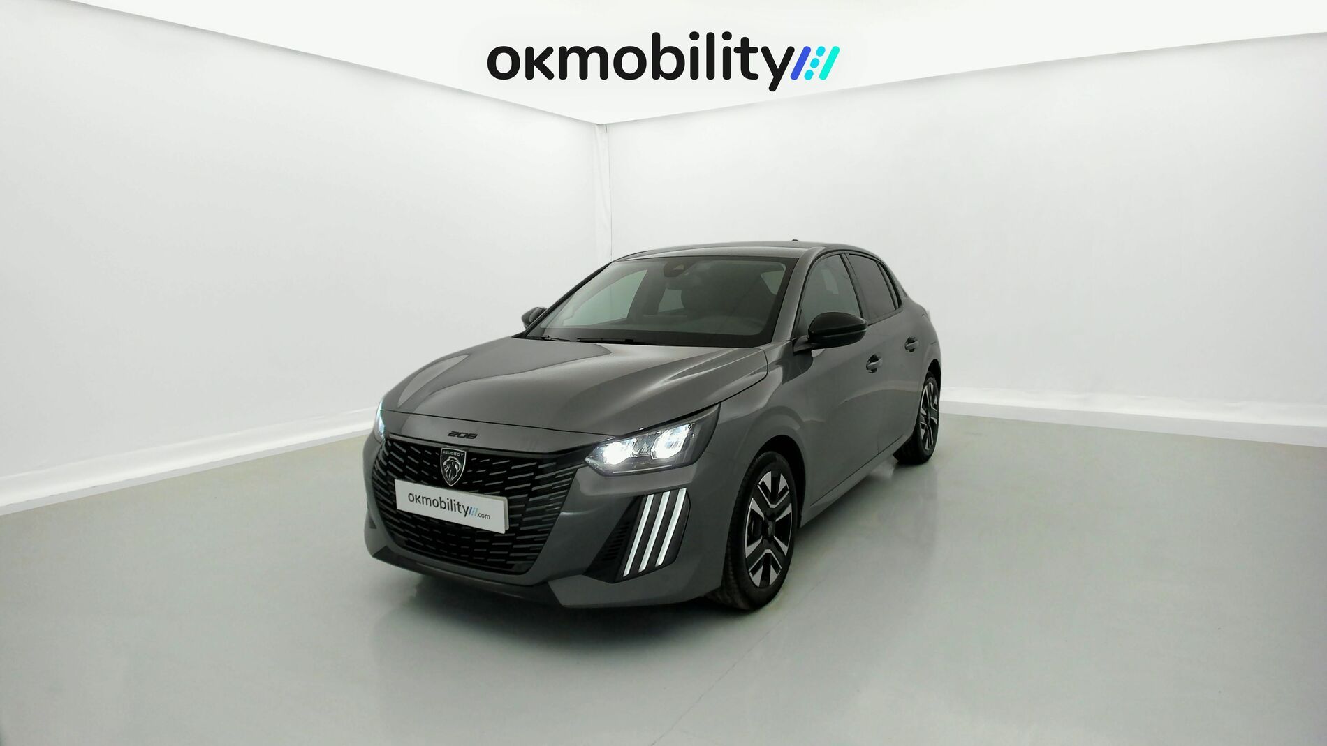 peugeot 208 allure 1.2 PURETECH 100 2024 grigio selenium 1