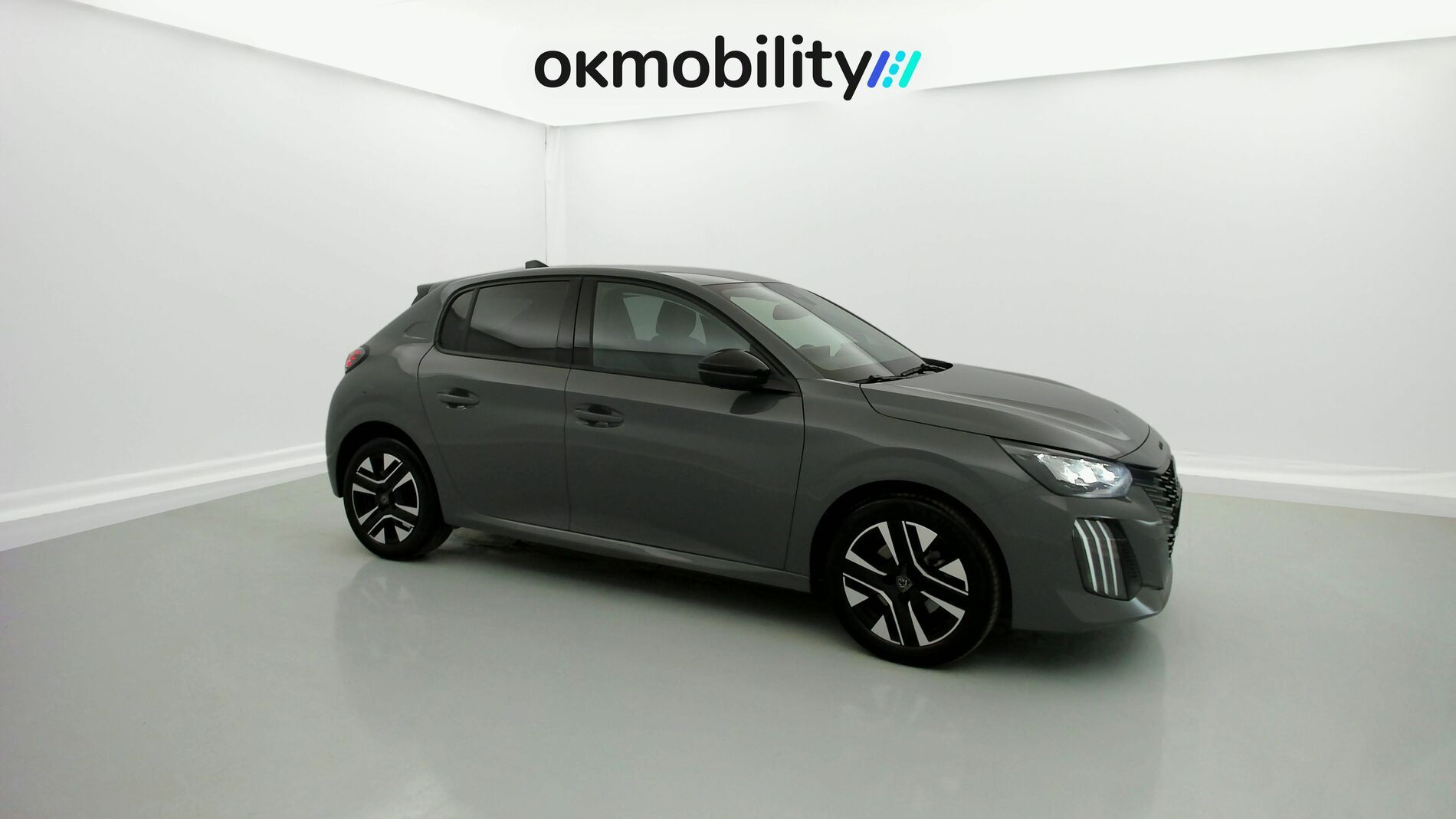 peugeot 208 allure 1.2 PURETECH 100 2024 grigio selenium 2