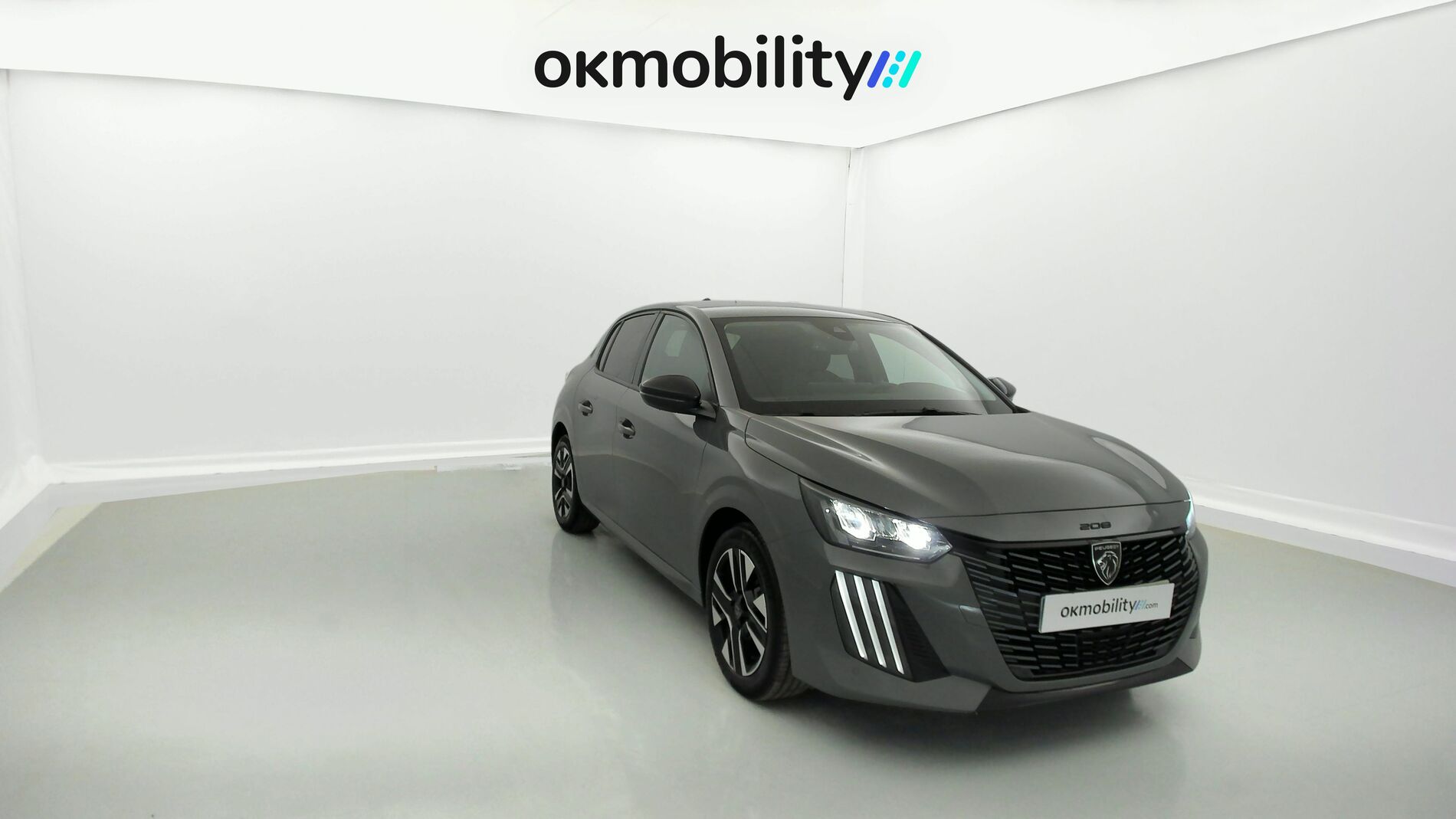peugeot 208 allure 1.2 PURETECH 100 2024 grigio selenium 3