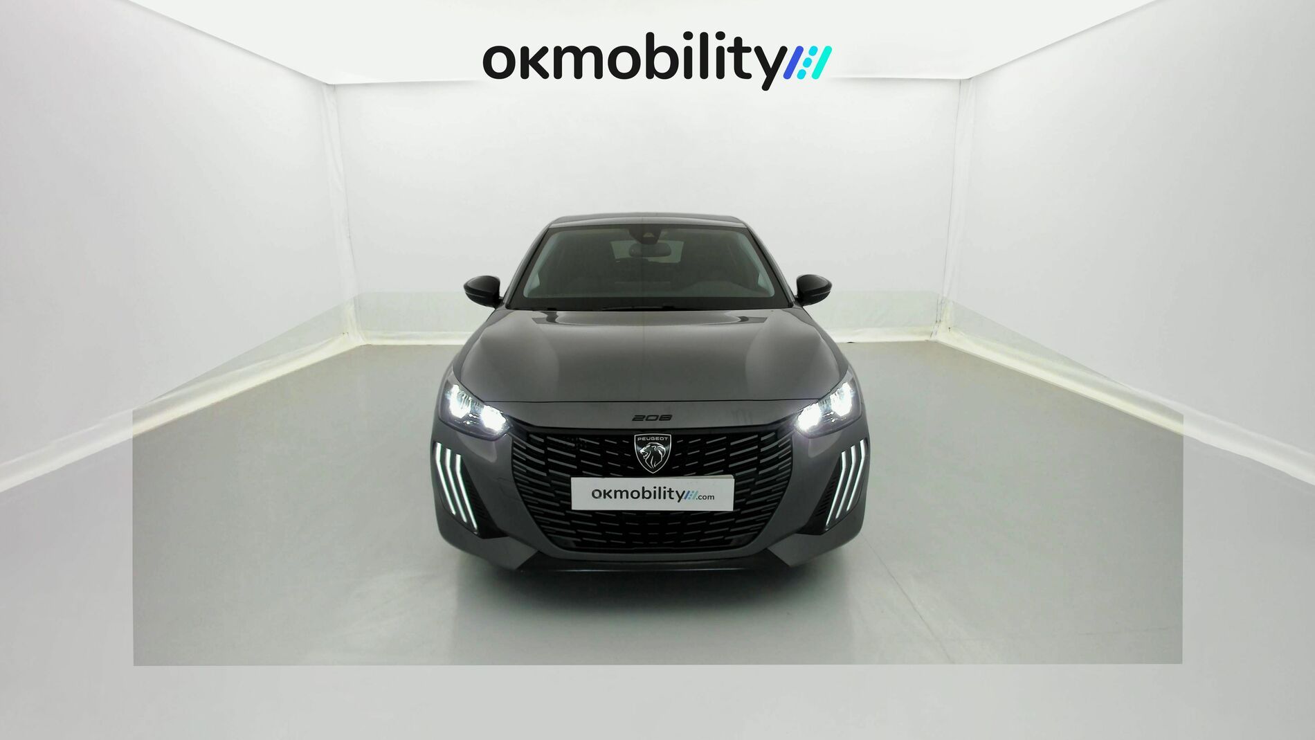 peugeot 208 allure 1.2 PURETECH 100 2024 grigio selenium 4