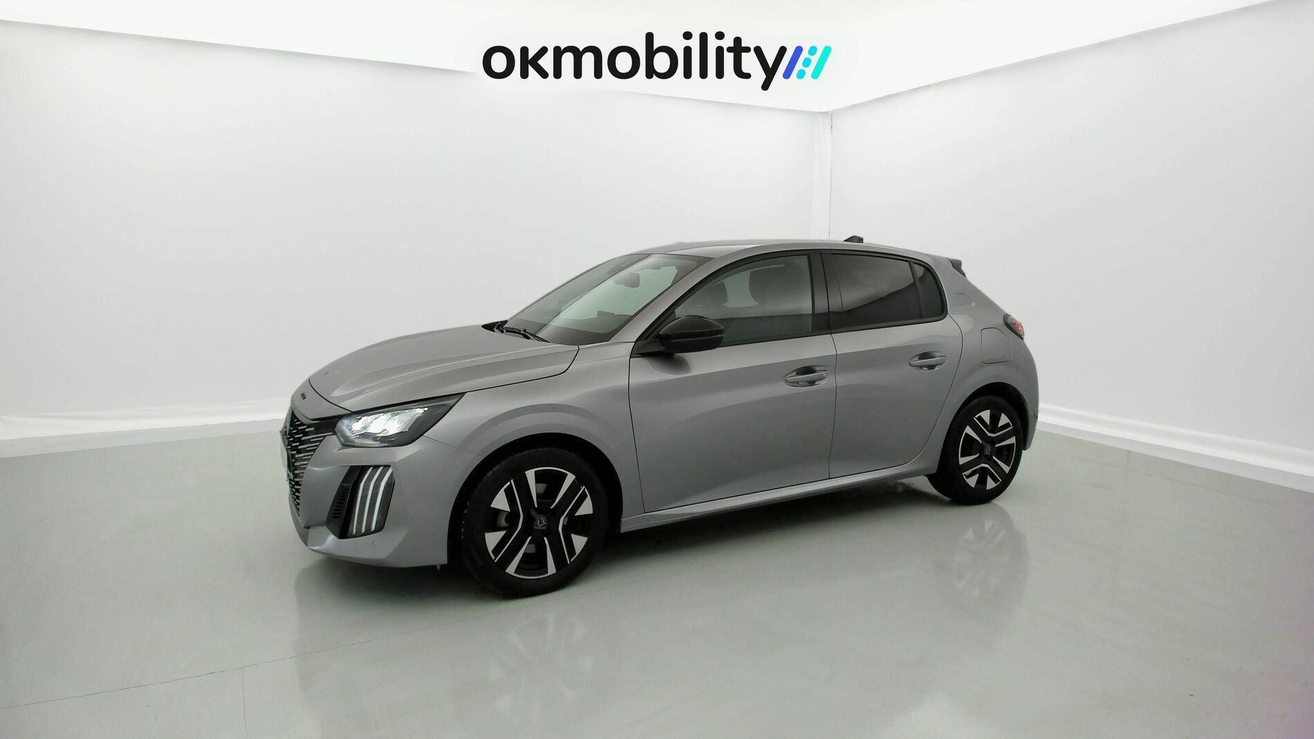 peugeot 208 allure 1.2 PURETECH 100 2024 gris artense 5