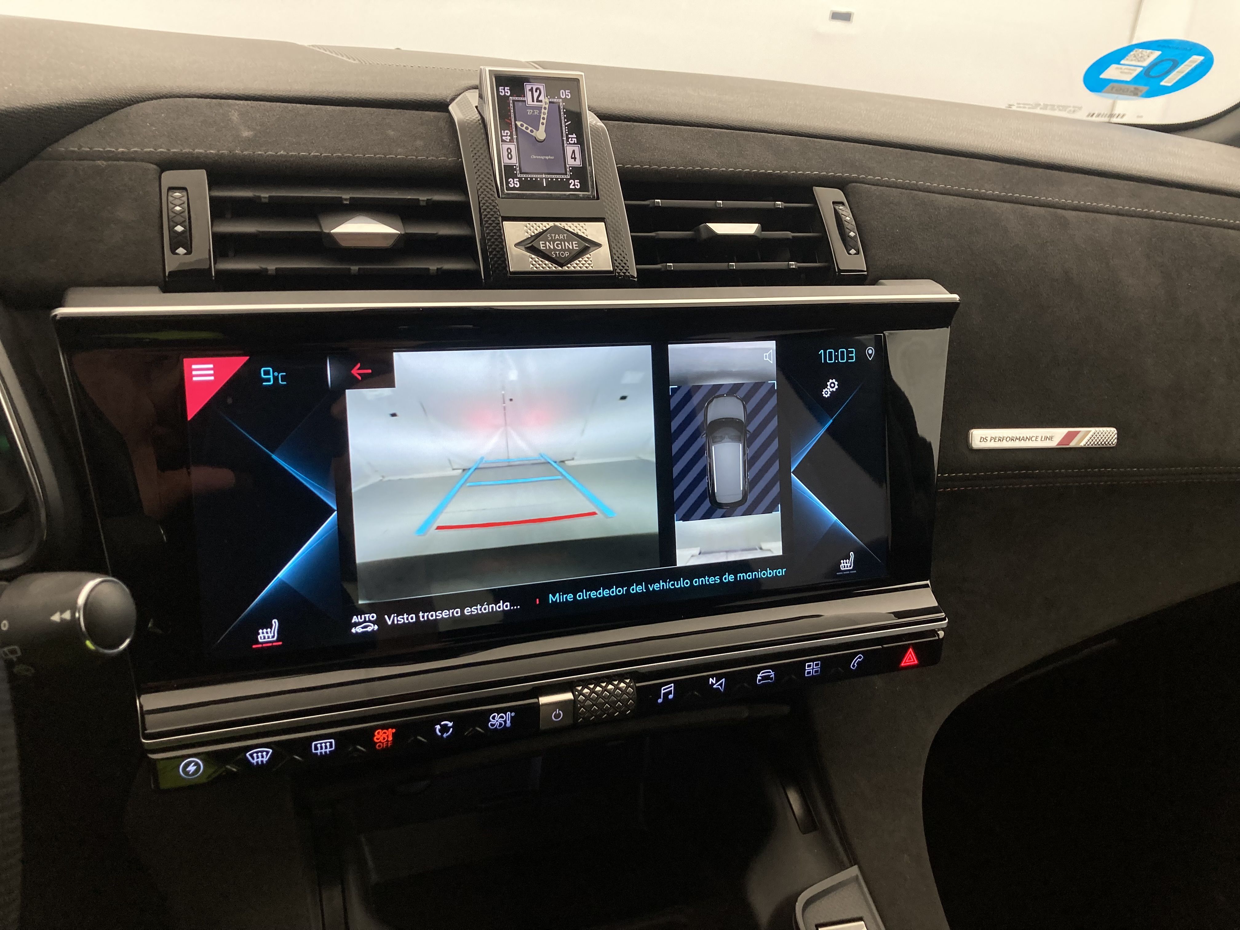 ds ds7 crossback performance line + E-TENSE 300 CA 2022 gris platino 24