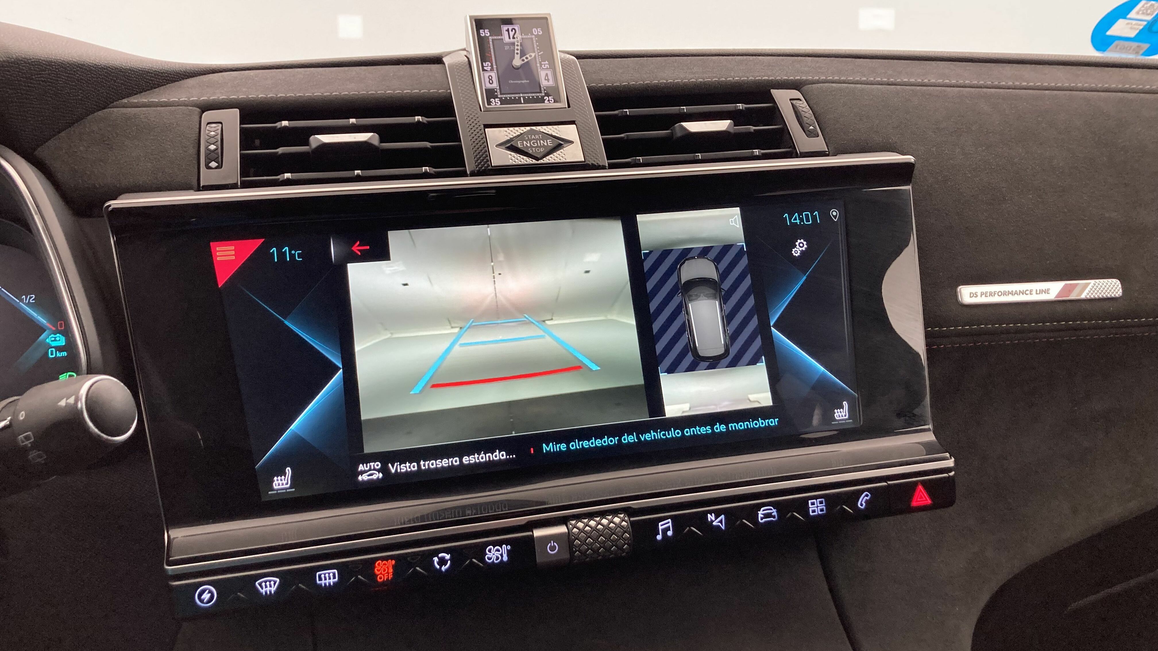 ds ds7 crossback performance line + E-TENSE 300 CA 2022 gris platino 15