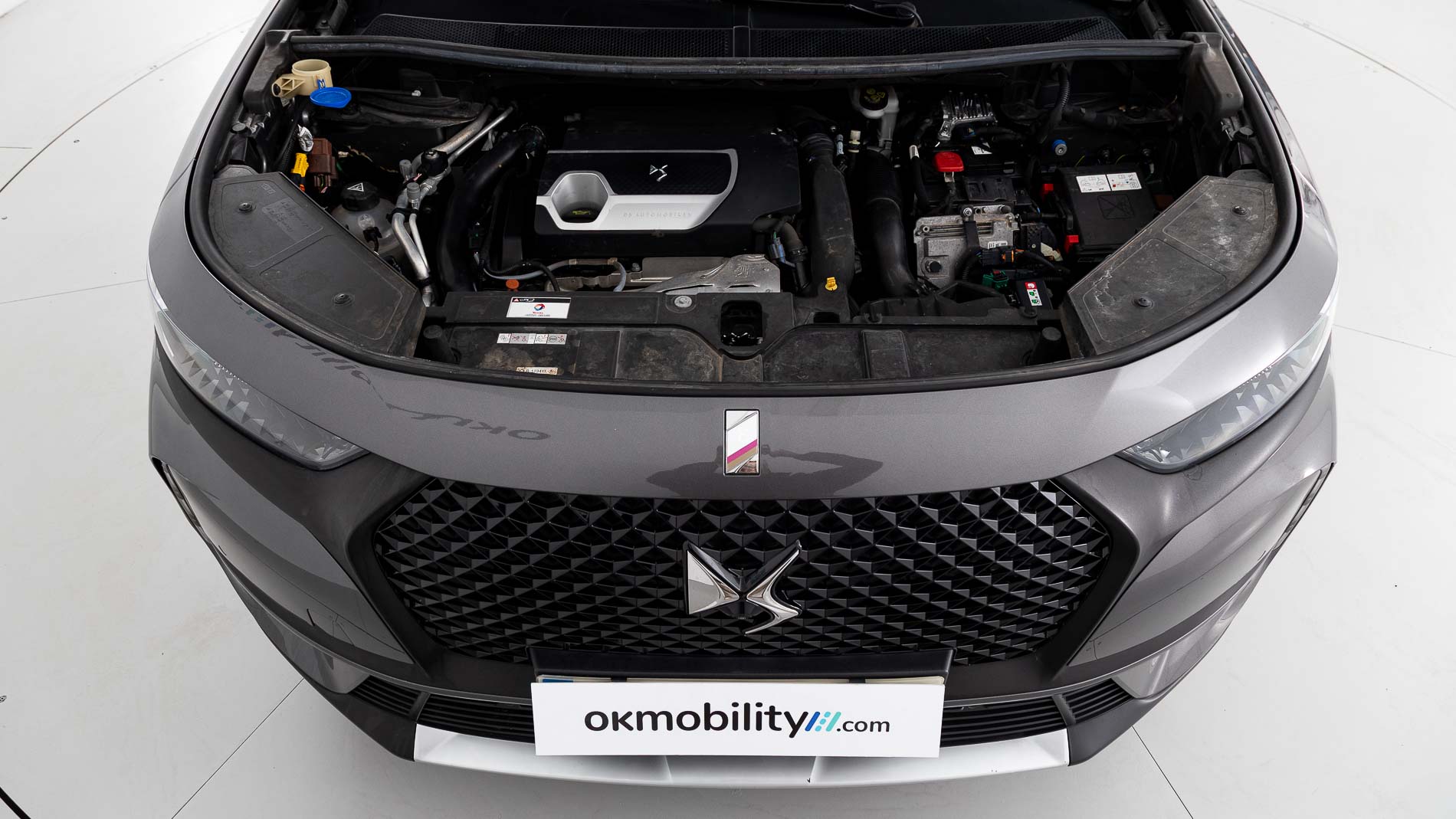 ds ds7 crossback performance line + E-TENSE 300 CA 2022 gris platino 34