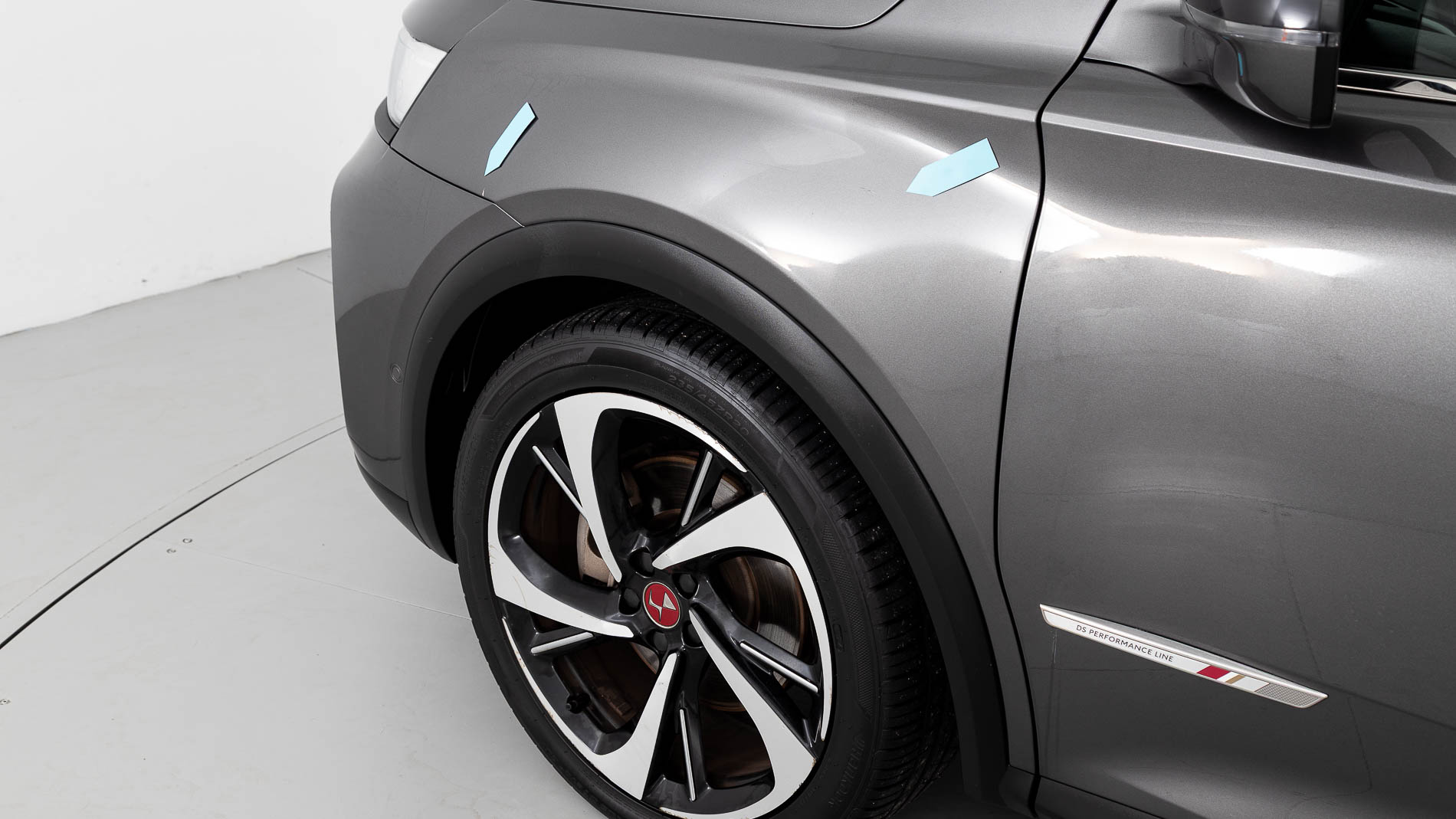 ds ds7 crossback performance line + E-TENSE 300 CA 2022 gris platino 40