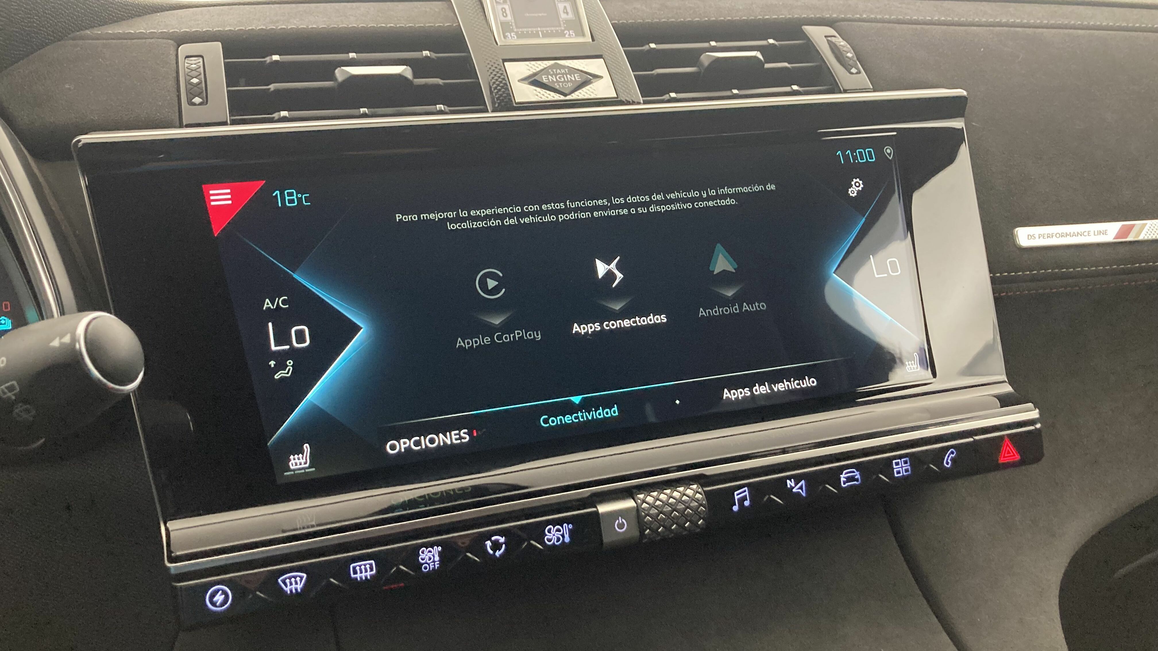 ds ds7 crossback performance line + E-TENSE 300 CA 2022 negro perla 14