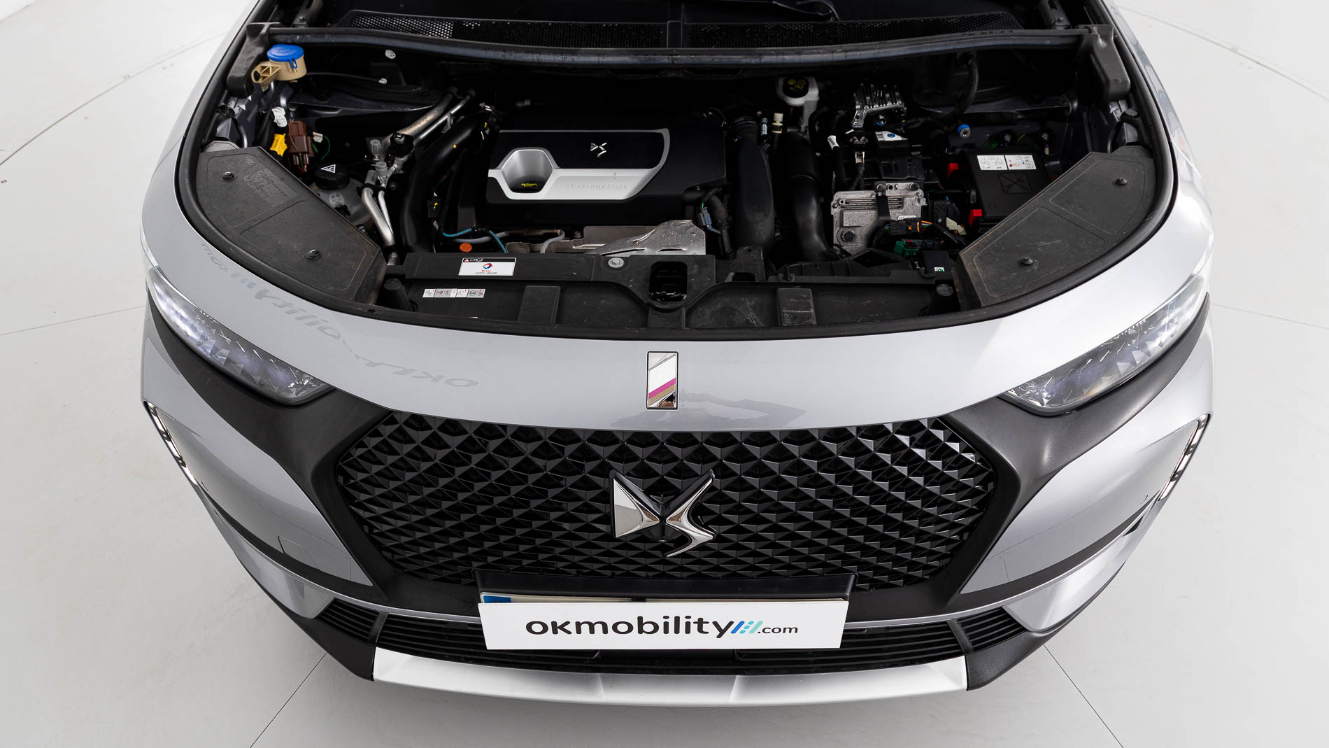 ds ds7 crossback performance line + E-TENSE 300 CA 2022 gris artense 35