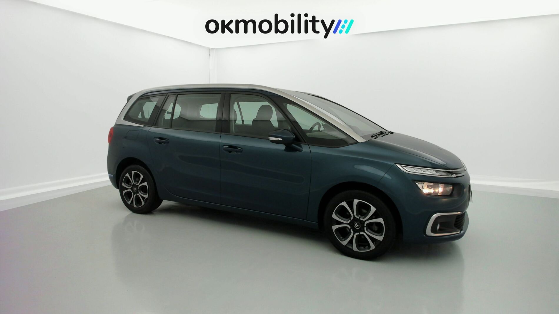 citroen c4 grand spacetourer c series 1.2 PURETECH 130 EAT 2022 bleu 2