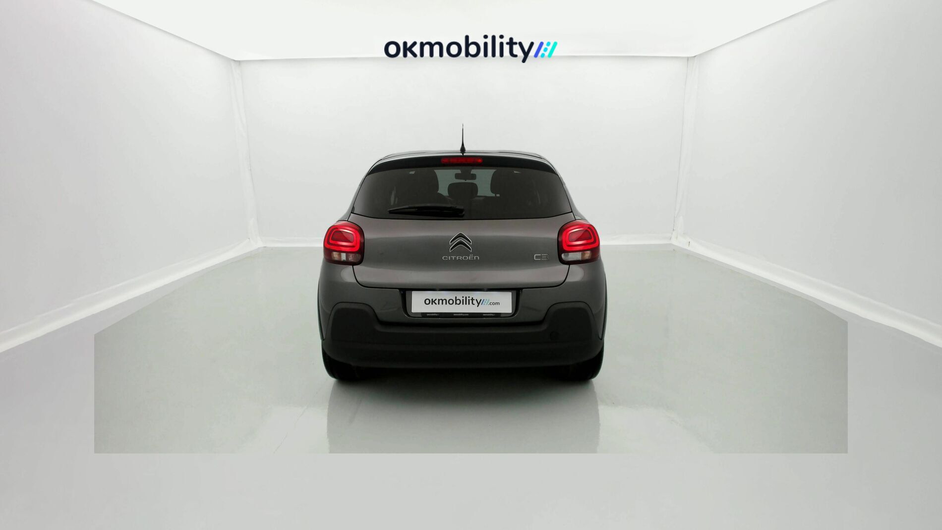 citroen c3 shine 1.2 PURETECH 110 EAT 2022 gris platino/negro 8