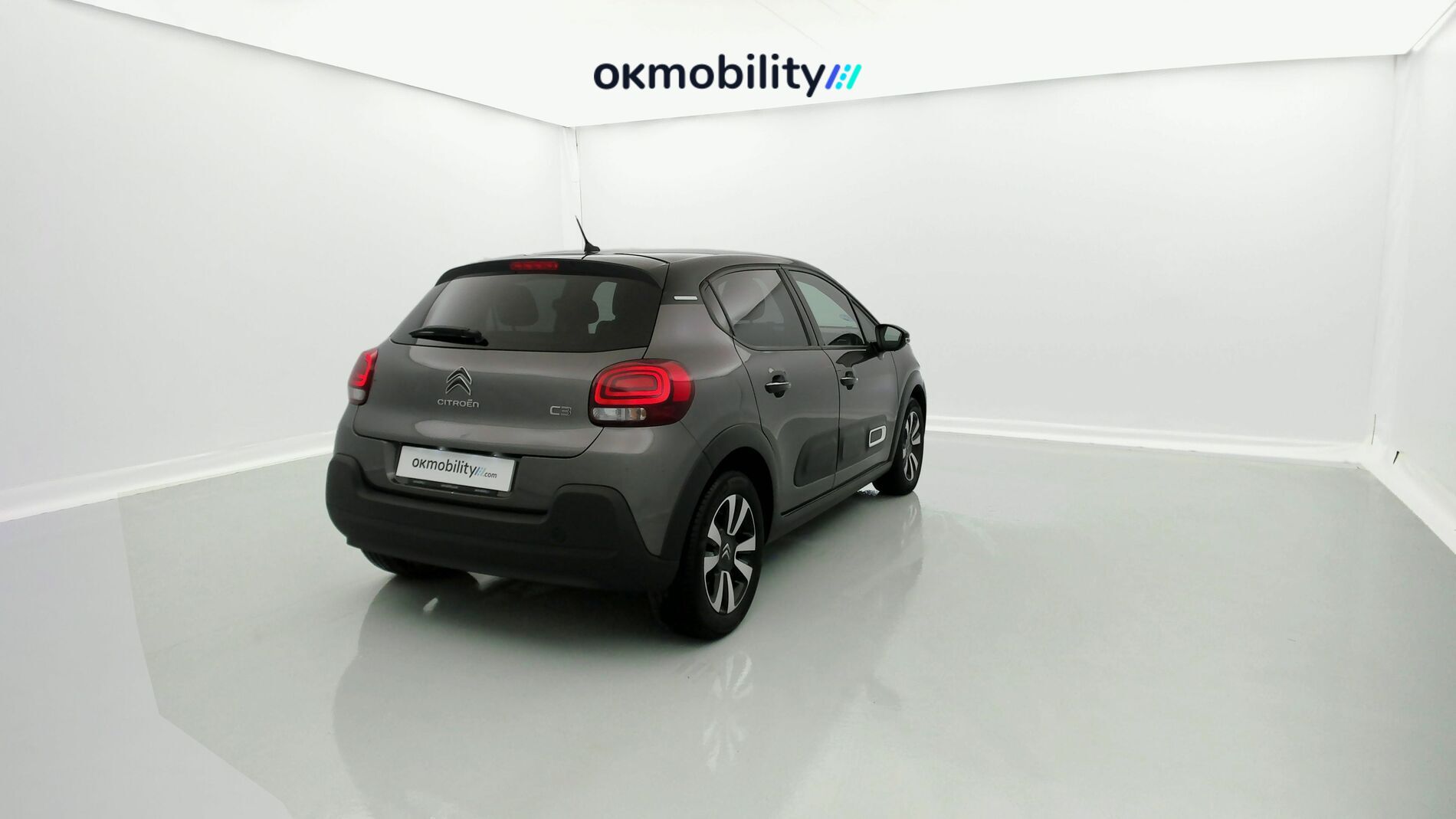 citroen c3 shine 1.2 PURETECH 110 EAT 2022 gris platino/negro 9