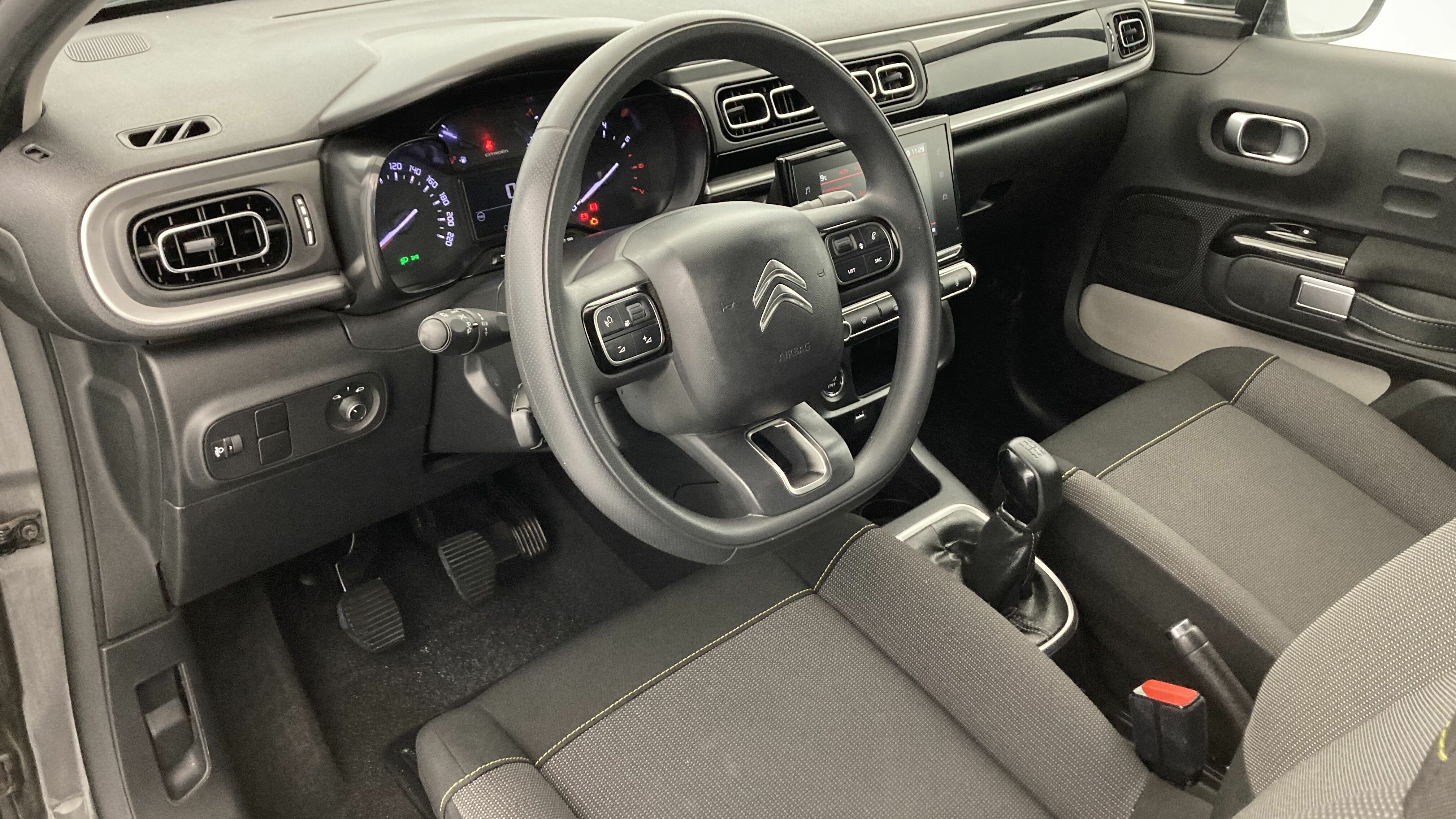 citroen c3 shine 1.2 PURETECH 110 EAT 2022 gris platino/negro 12