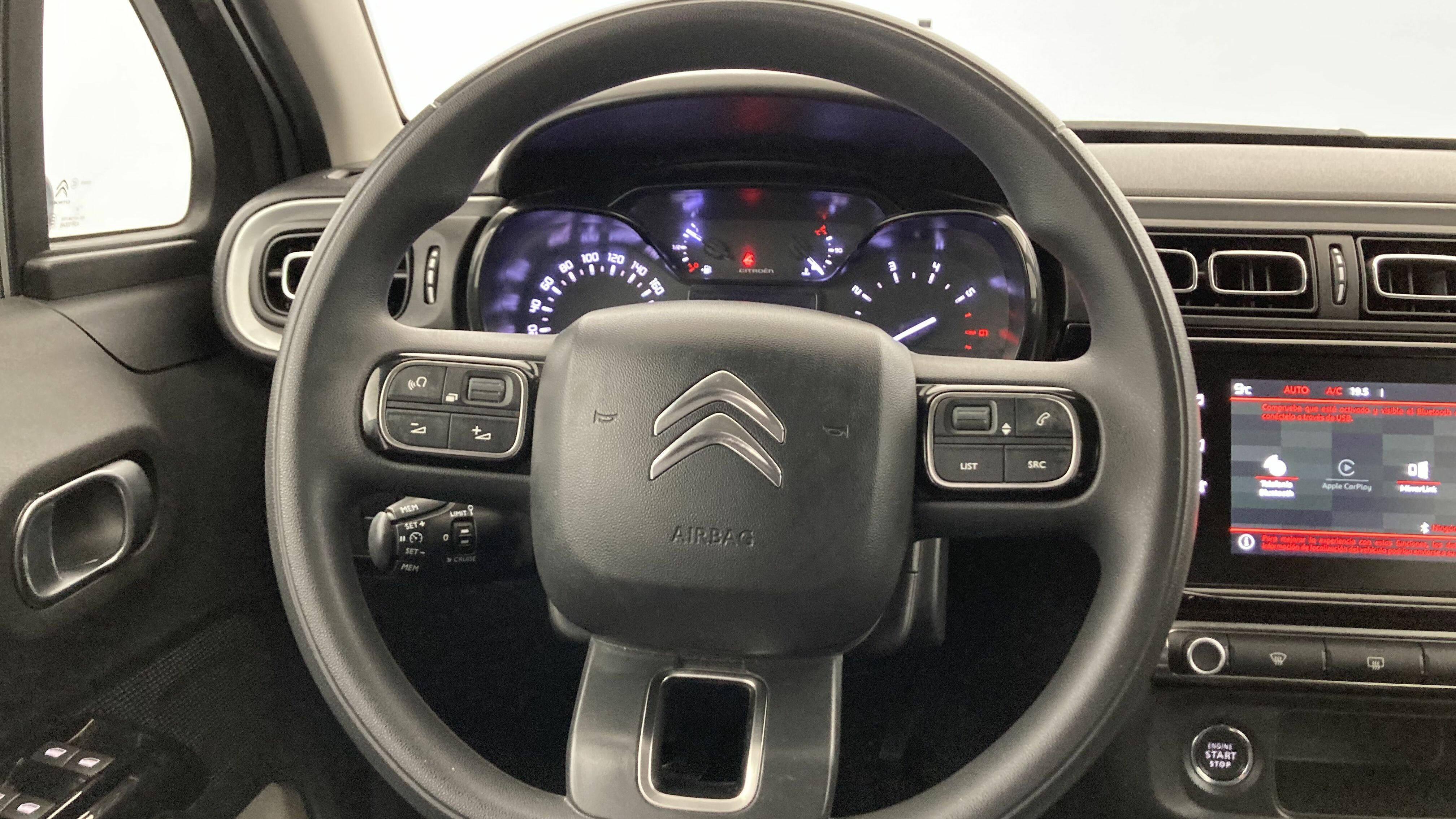 citroen c3 shine 1.2 PURETECH 110 EAT 2022 gris platino/negro 14