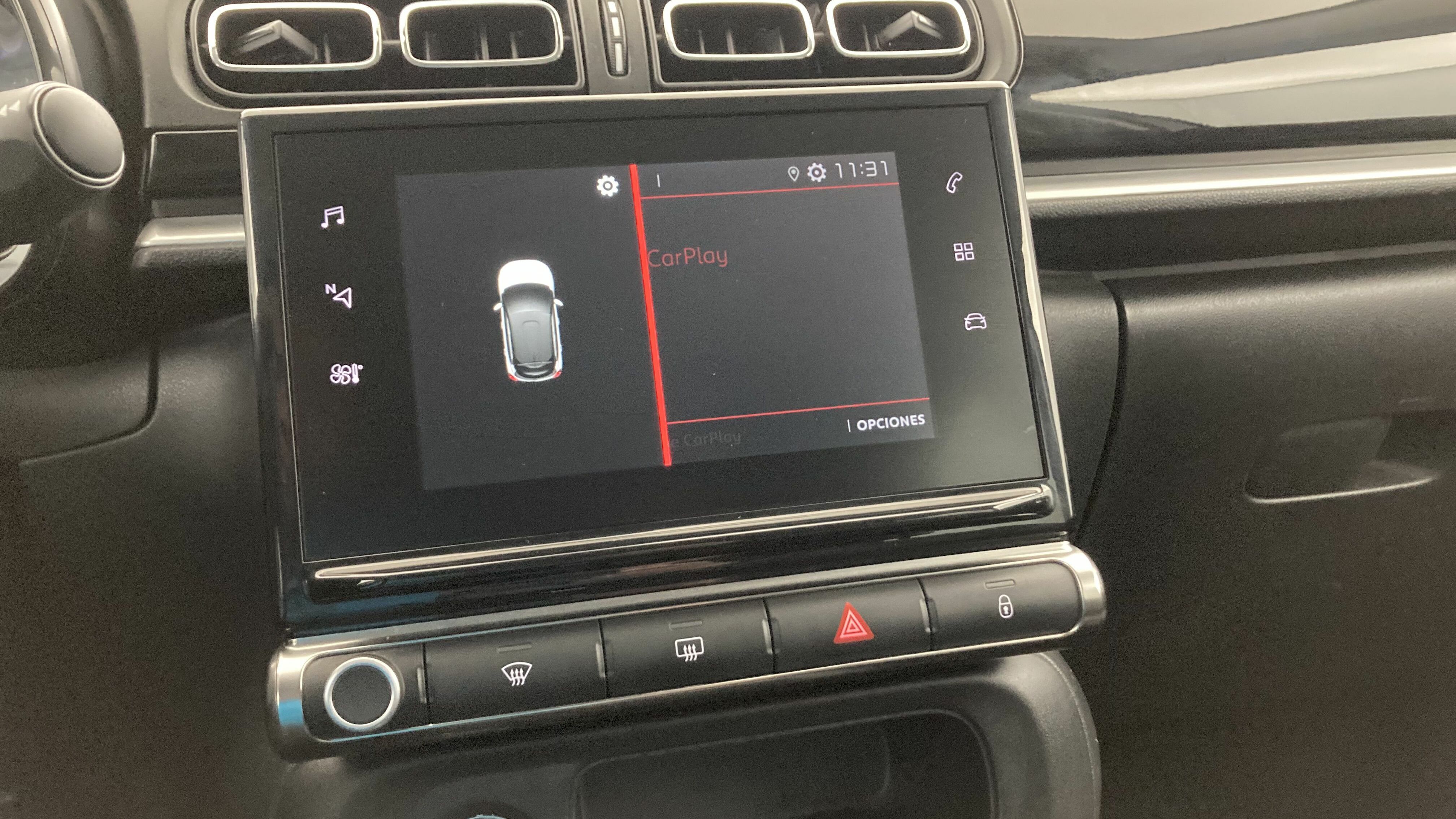 citroen c3 shine 1.2 PURETECH 110 EAT 2022 gris platino/negro 15