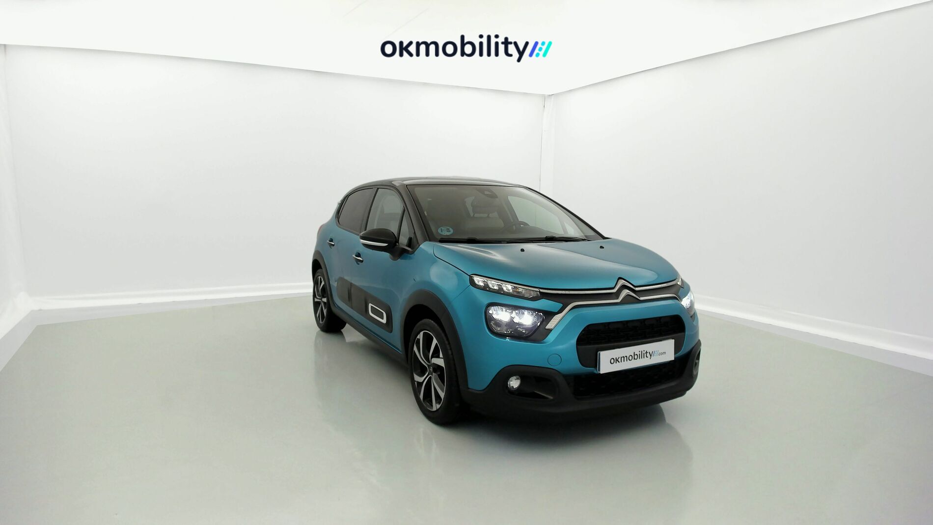 citroen c3 shine 1.2 PURETECH 110 EAT 2022 azul spring/negro 3
