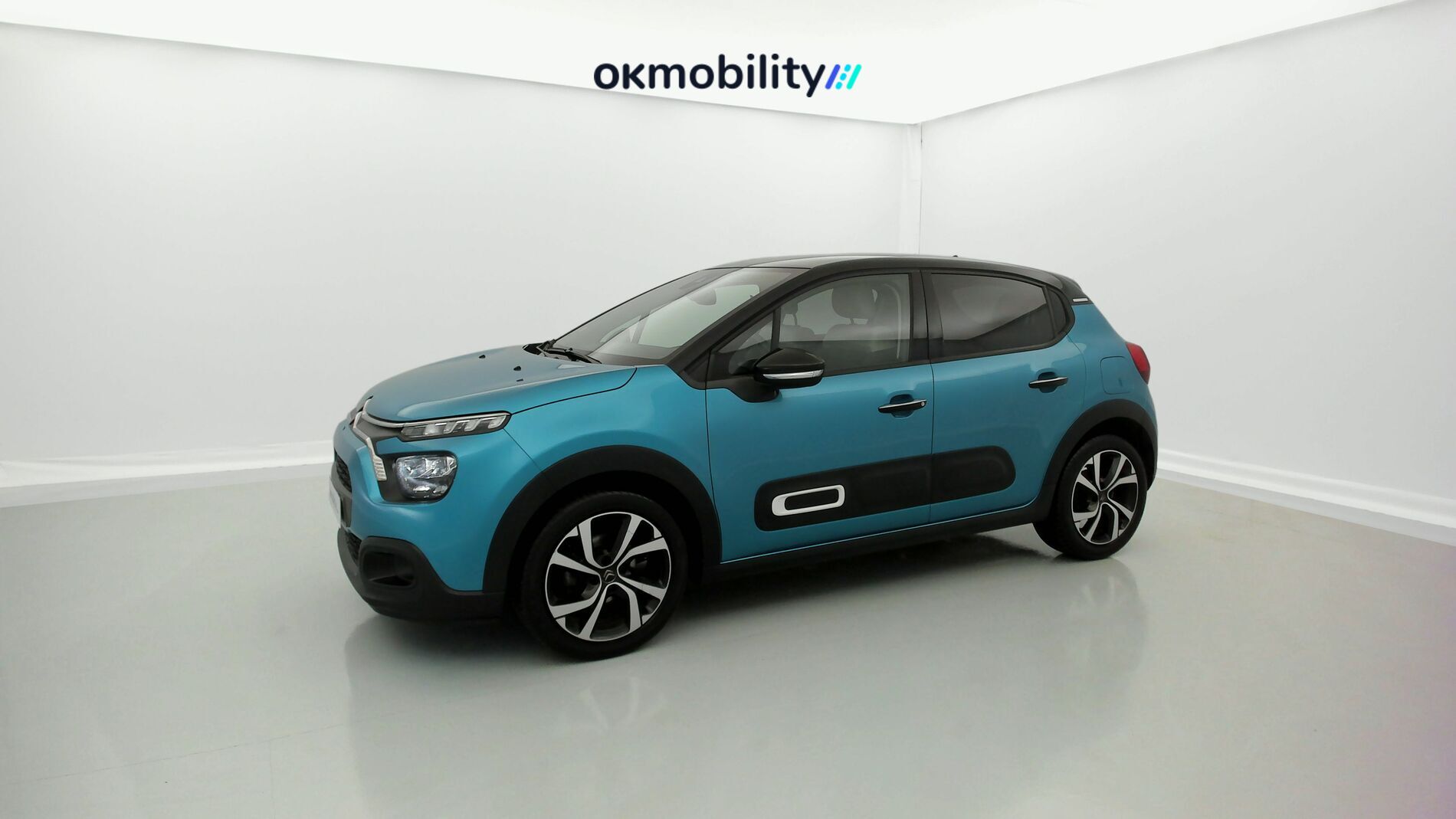 citroen c3 shine 1.2 PURETECH 110 EAT 2022 azul spring/negro 5