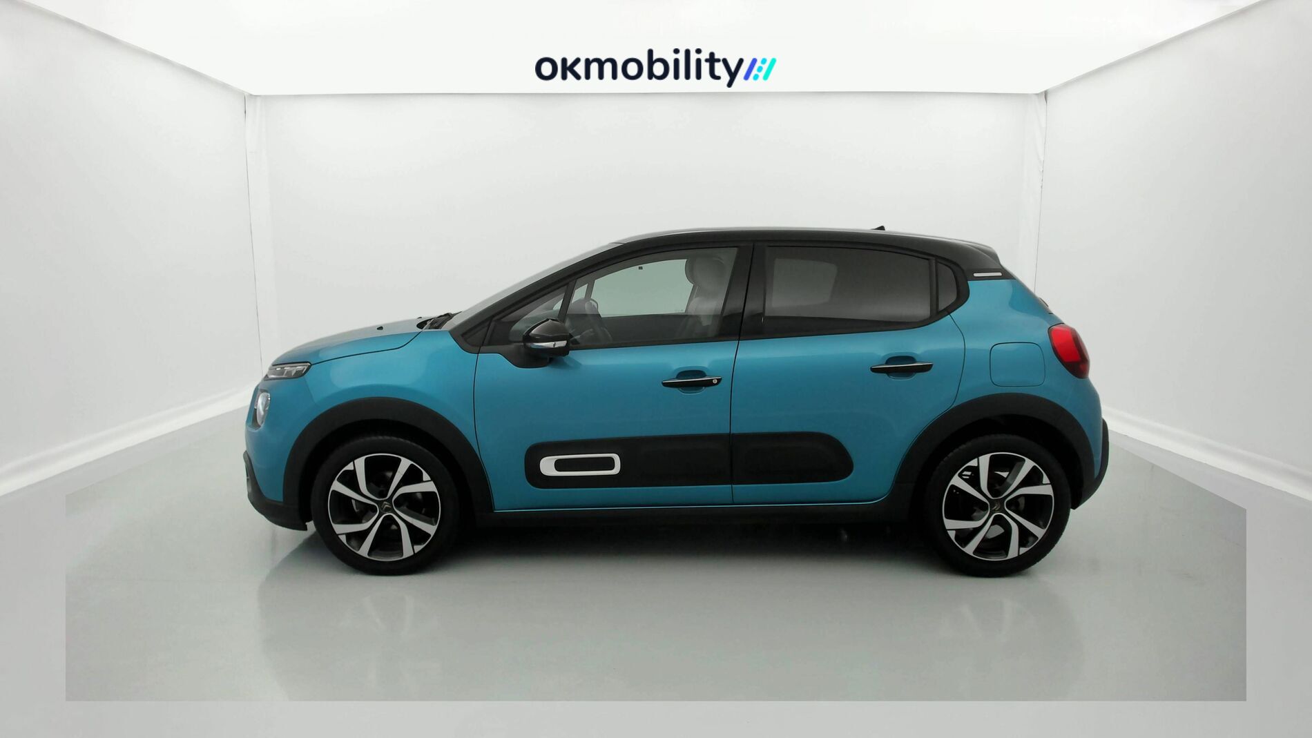 citroen c3 shine 1.2 PURETECH 110 EAT 2022 azul spring/negro 8