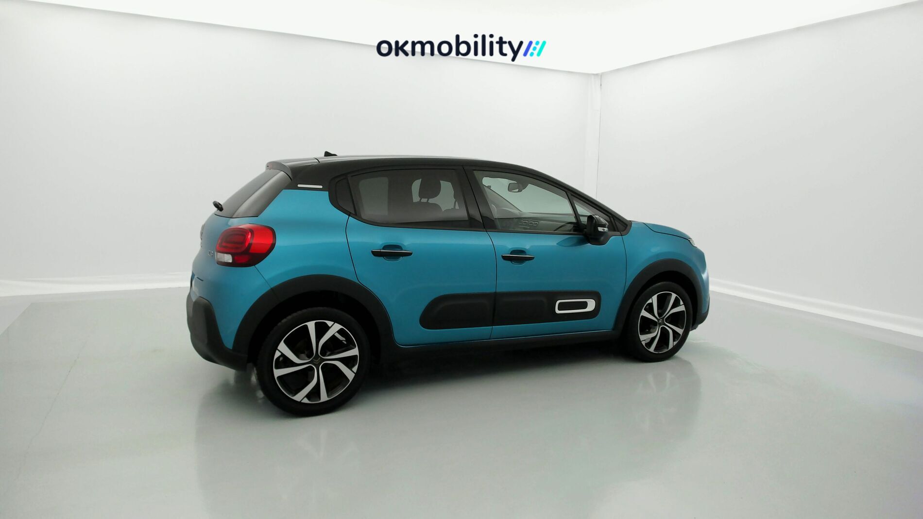 citroen c3 shine 1.2 PURETECH 110 EAT 2022 azul spring/negro 13