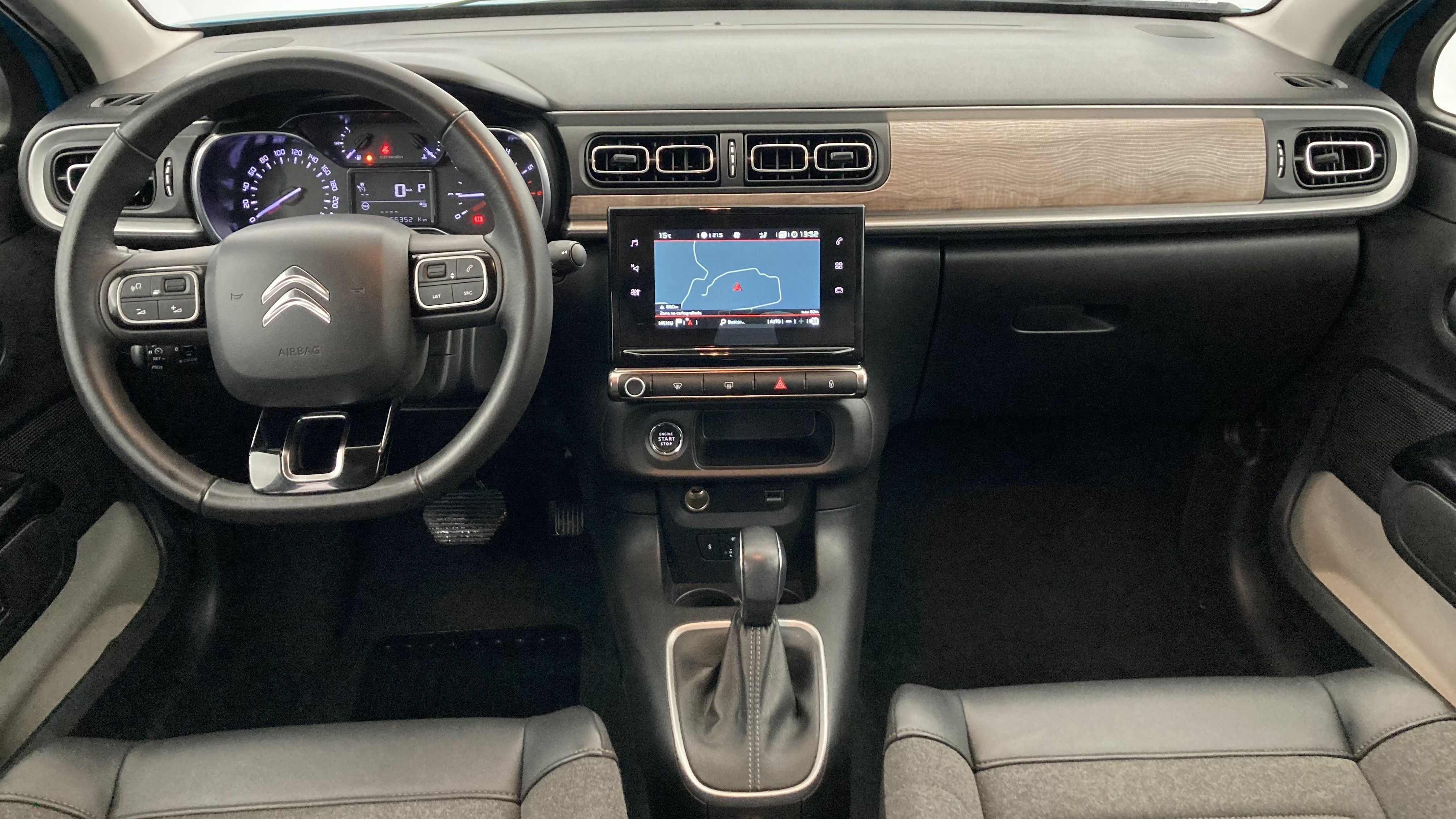 citroen c3 shine 1.2 PURETECH 110 EAT 2022 azul spring/negro 17