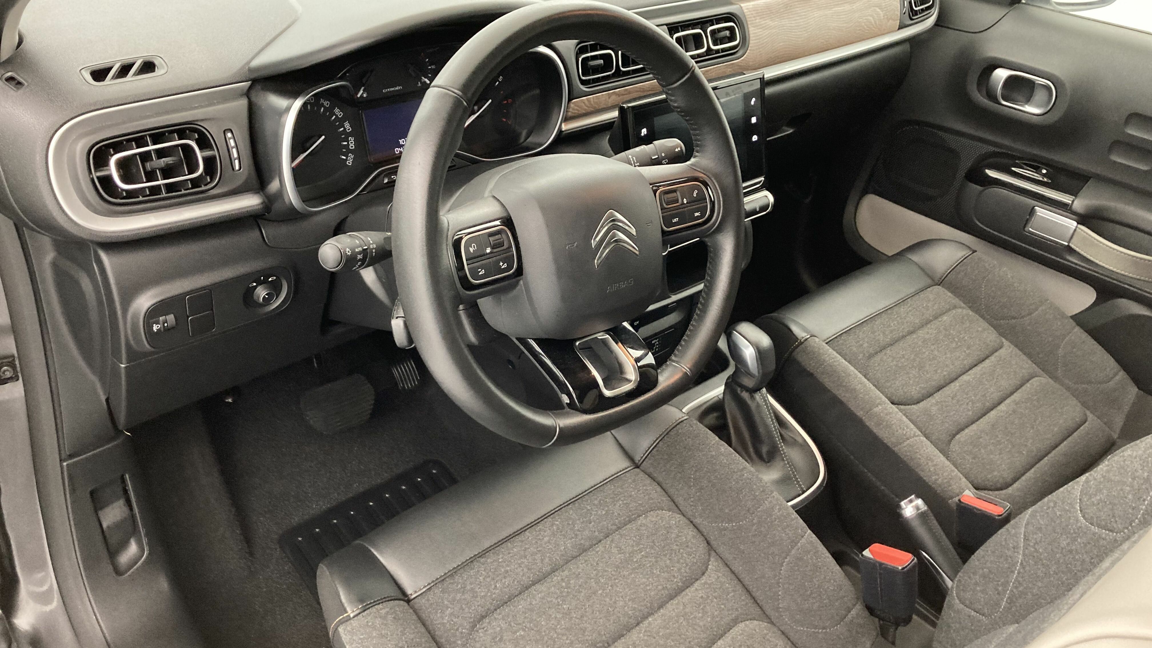 citroen c3 shine 1.2 PURETECH 110 EAT 2022 gris acero/negro 12
