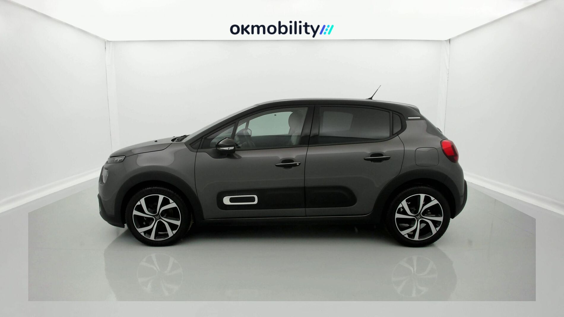 citroen c3 shine 1.2 PURETECH 110 EAT 2022 gris acero/negro 3