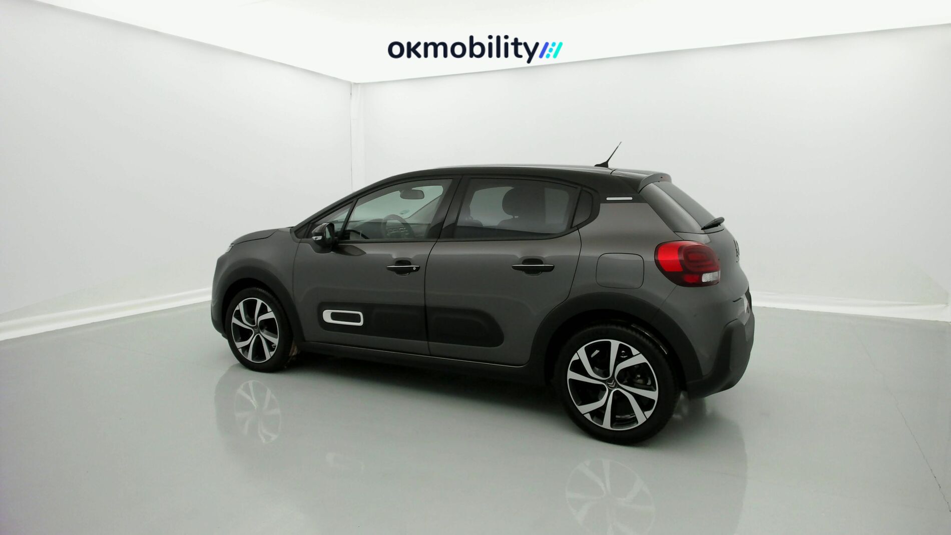 citroen c3 shine 1.2 PURETECH 110 EAT 2022 gris acero/negro 4