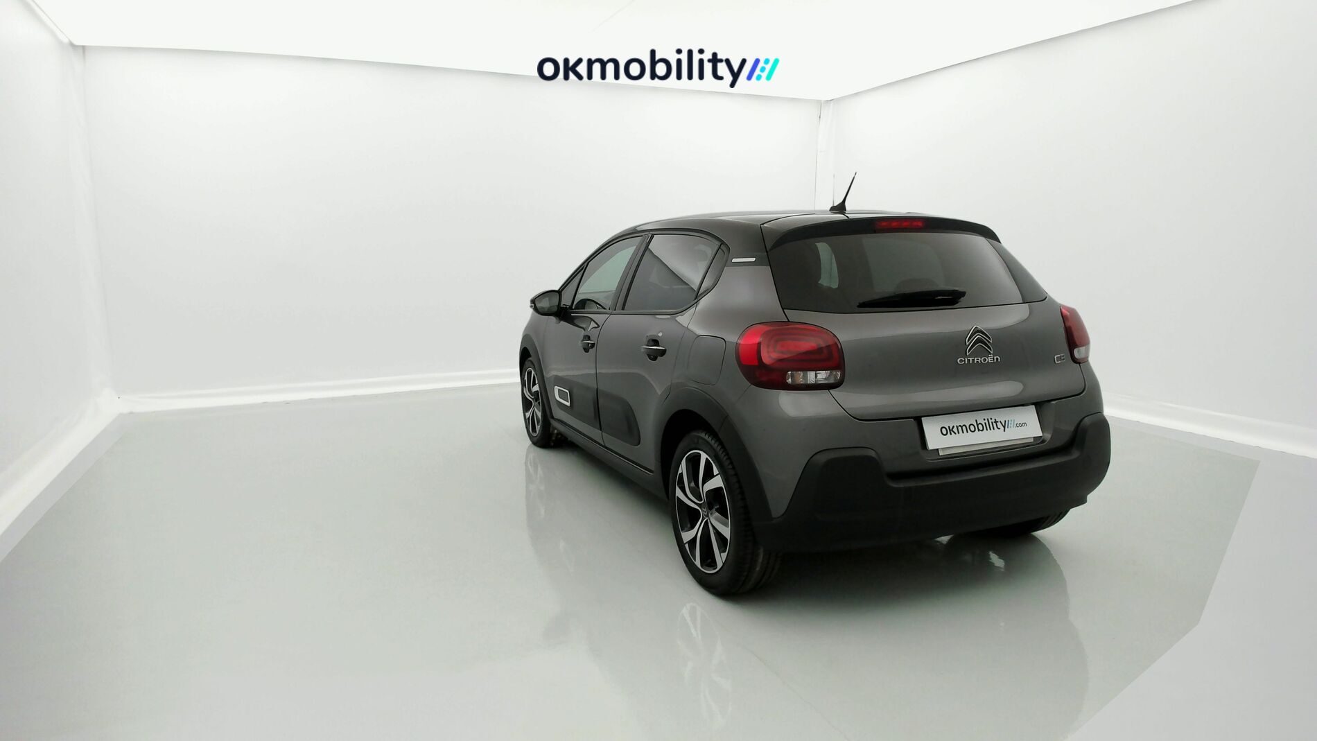 citroen c3 shine 1.2 PURETECH 110 EAT 2022 gris acero/negro 5