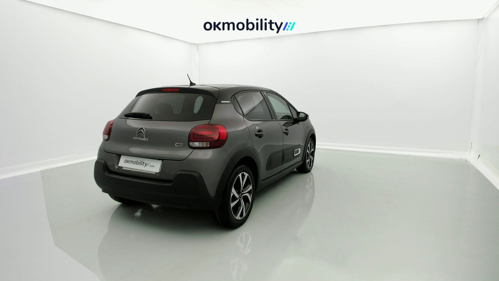 citroen c3 shine 1.2 PURETECH 110 EAT 2022 gris acero/negro 9