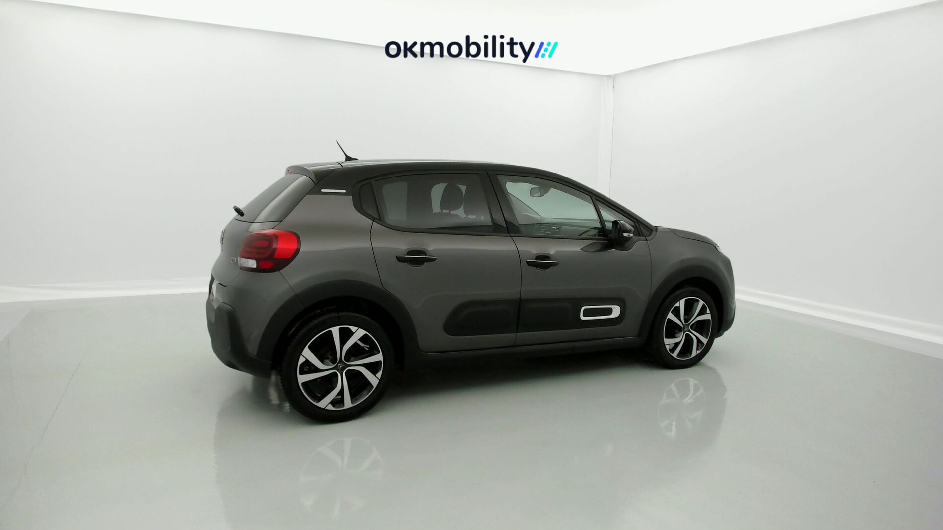 citroen c3 shine 1.2 PURETECH 110 EAT 2022 gris acero/negro 10