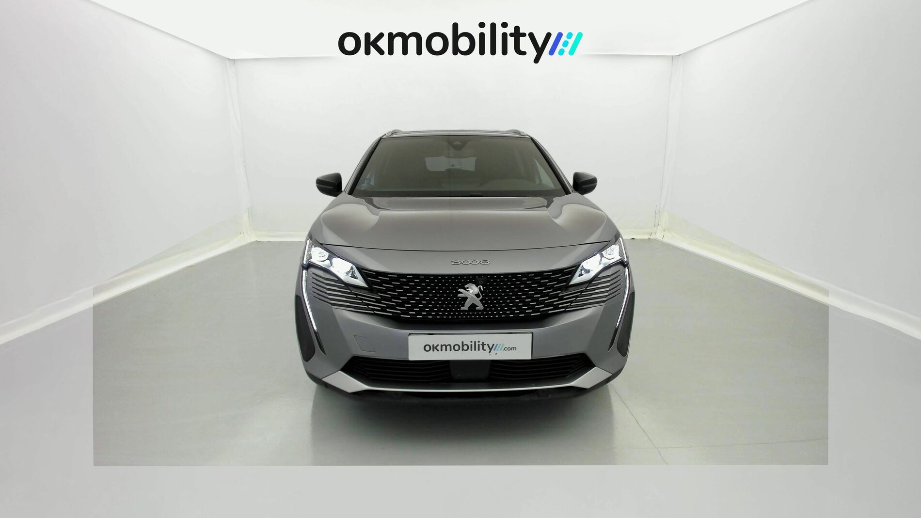 peugeot 3008 gt pack 1.6 HYBRID 300 EAT PHEV 2022 gris artense / negro 3