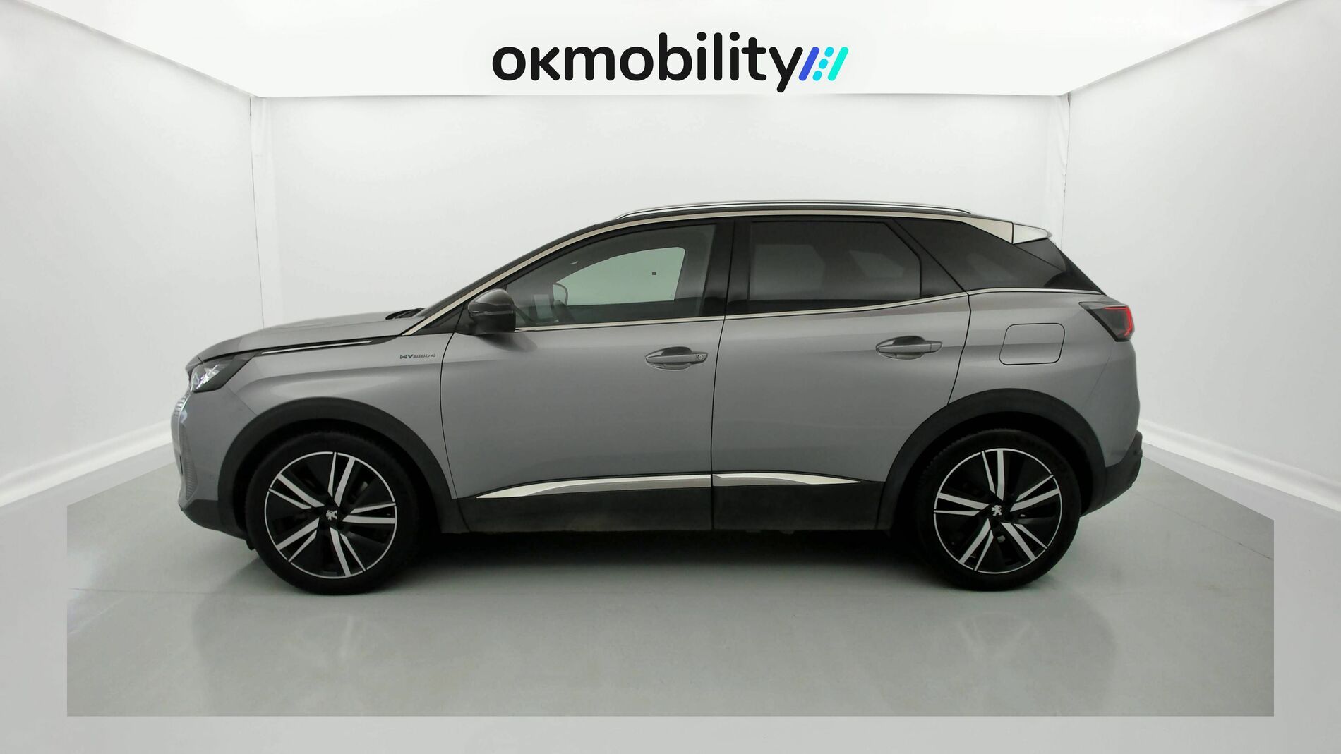 peugeot 3008 gt pack 1.6 HYBRID 300 EAT PHEV 2022 gris artense / negro 5