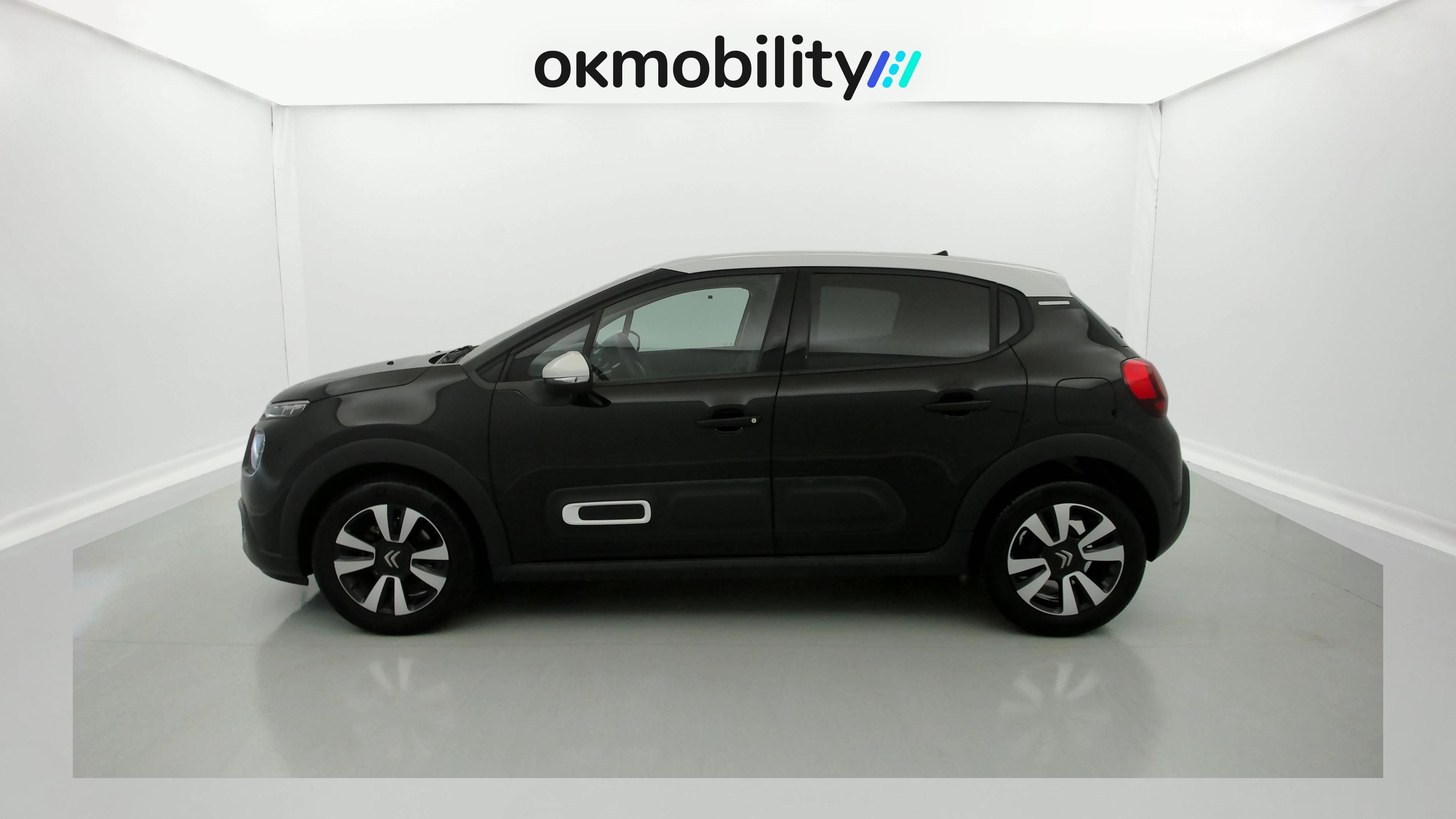 citroen c3 origin max 1.2 PURETECH 83 2024 negro perla nera / blanco 8