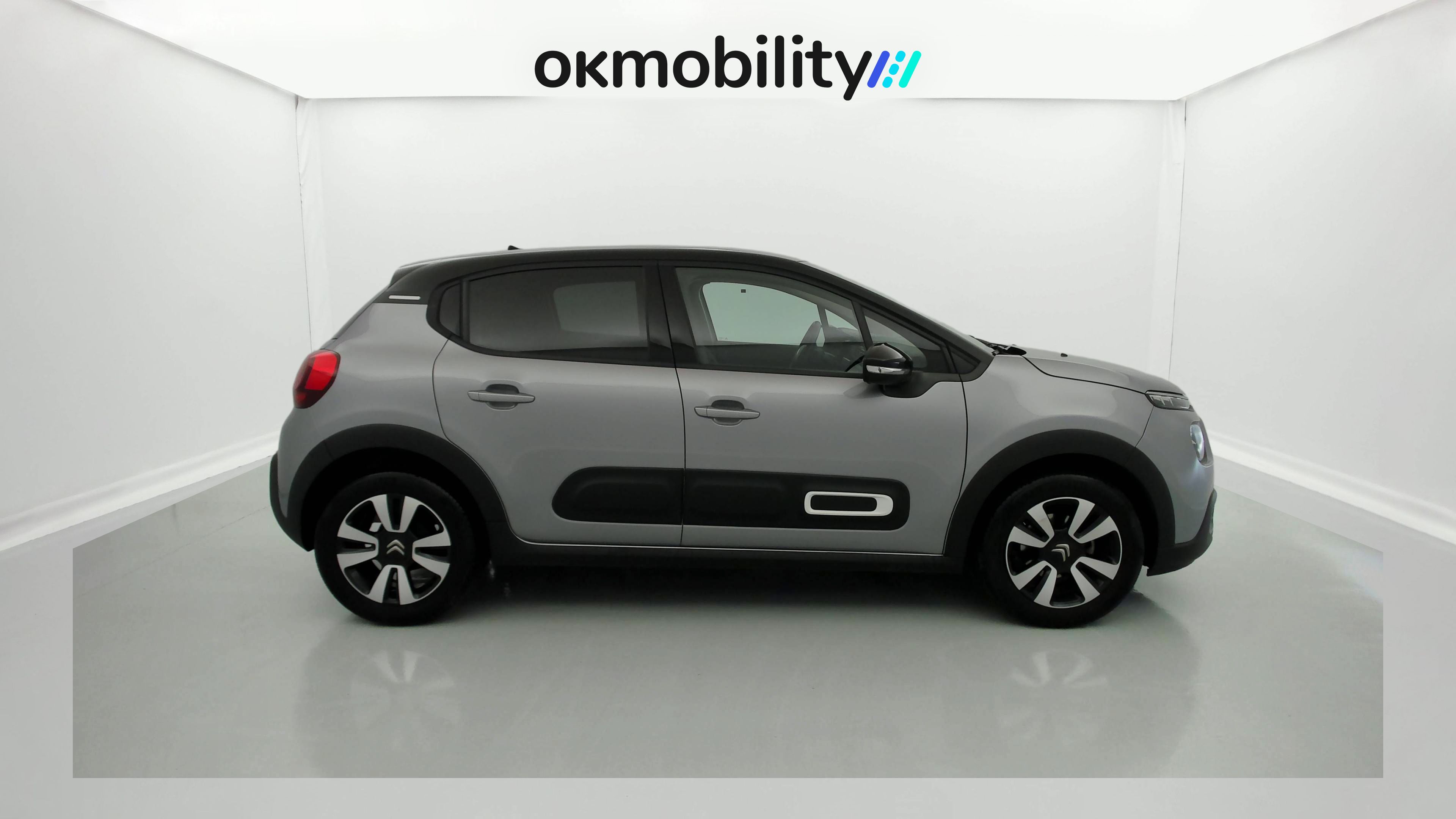 citroen c3 origin max 1.2 PURETECH 83 2024 gris acero / negro 3