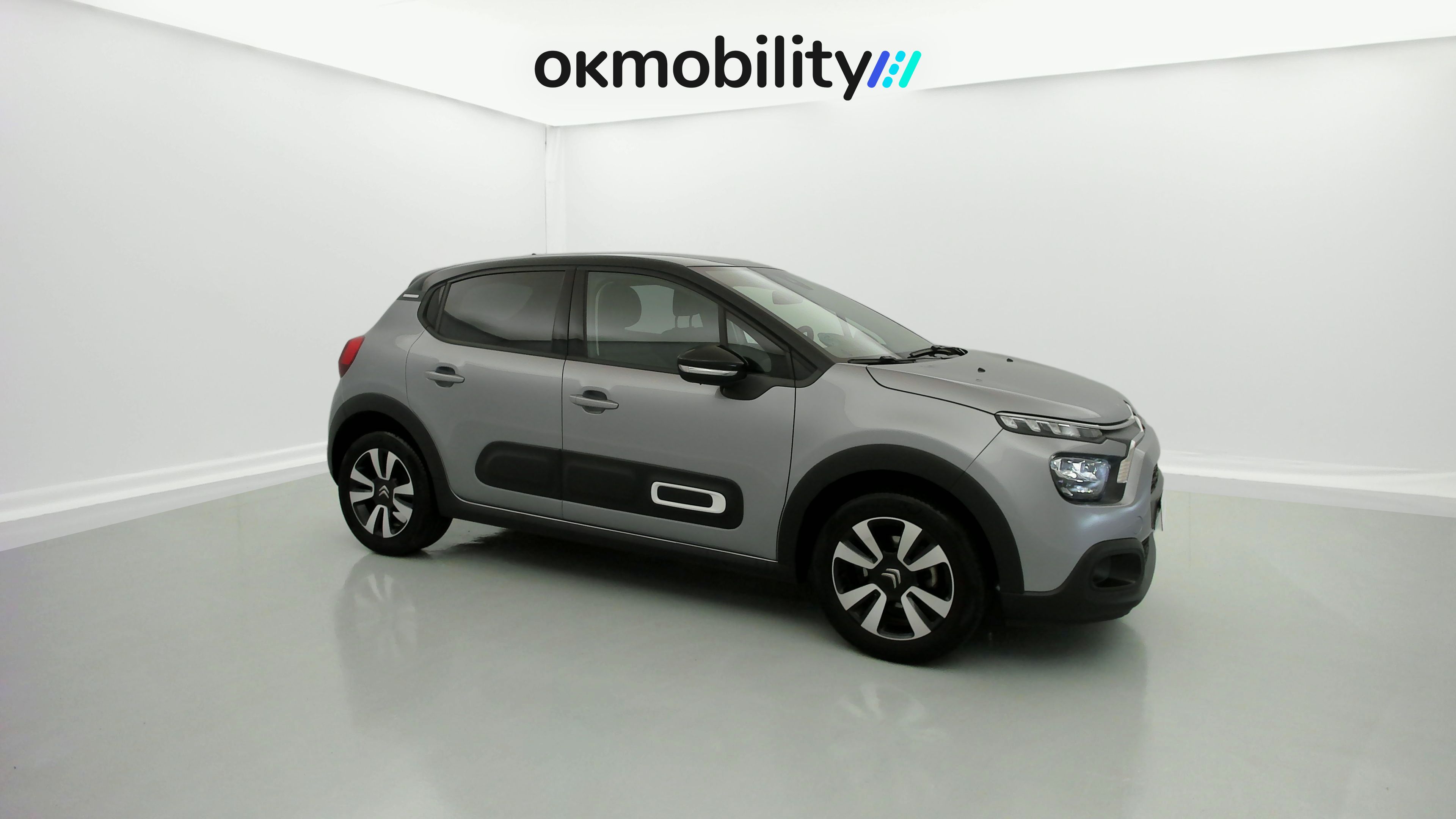 citroen c3 origin max 1.2 PURETECH 83 2024 gris acero / negro 4