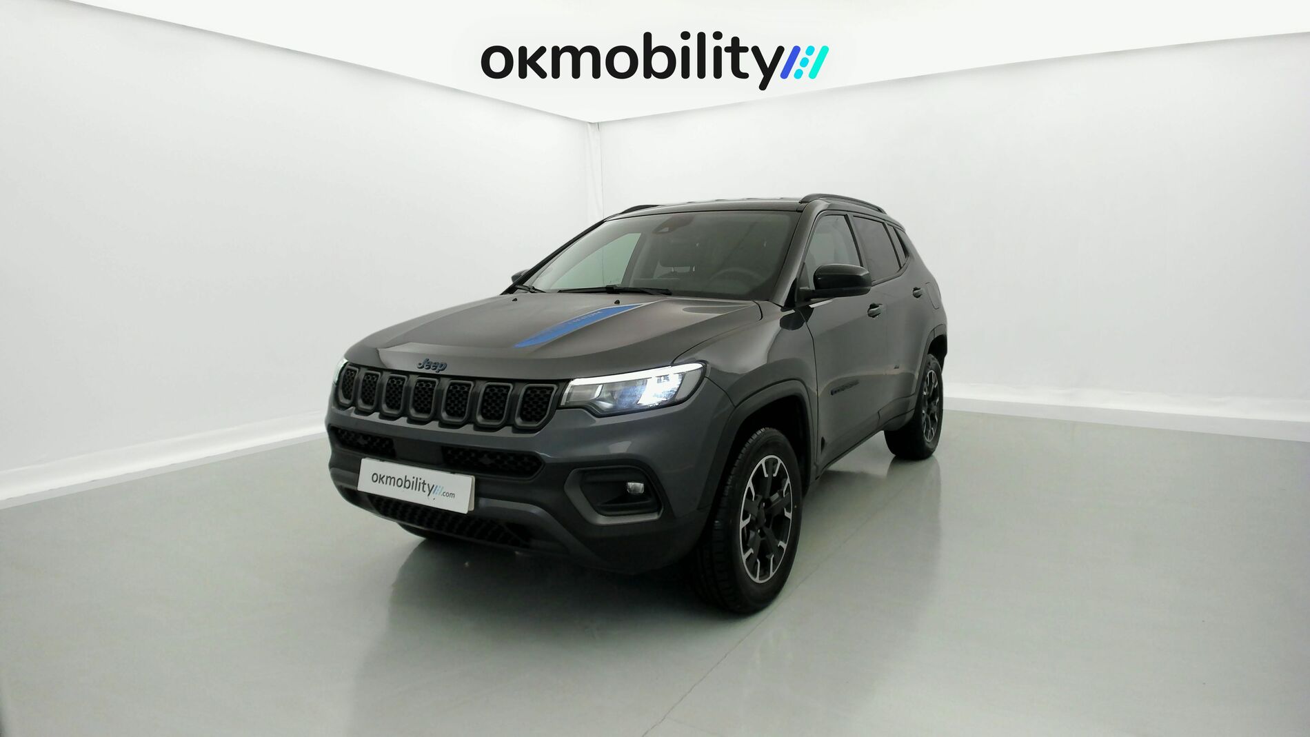 jeep compass trailhawk 1.3 PHEV 240 AWD 2022 graphite gray + techo negro 1