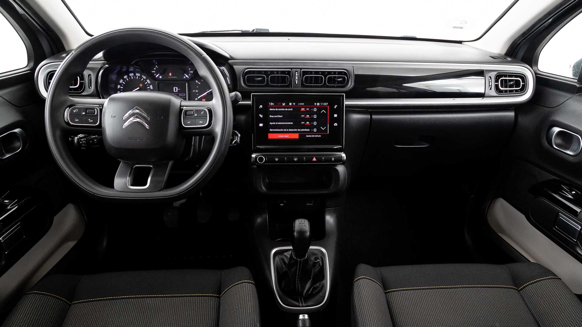 citroen c3 origin max 1.2 PURETECH 83 2024 gris acero / negro 18